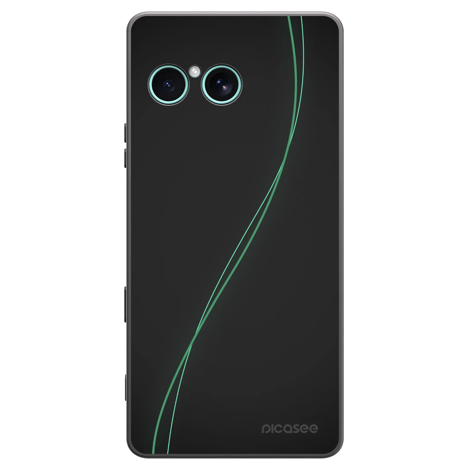 Picasee fekete szilikon tok az alábbi mobiltelefonokra Sony Xperia 10 VII - Be Different