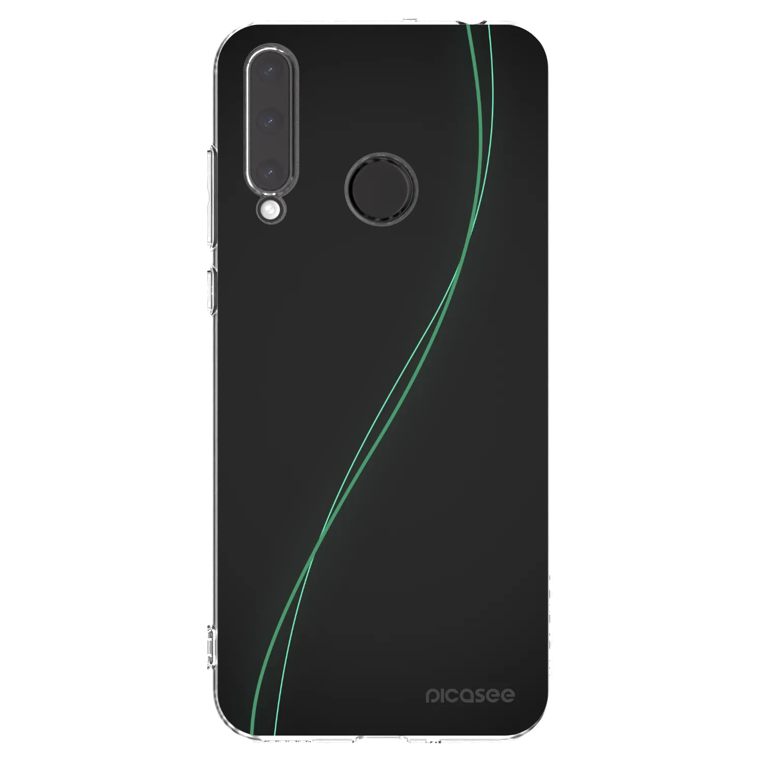 Picasee átlátszó szilikon tok az alábbi mobiltelefonokra Honor 20 Lite - Be Different