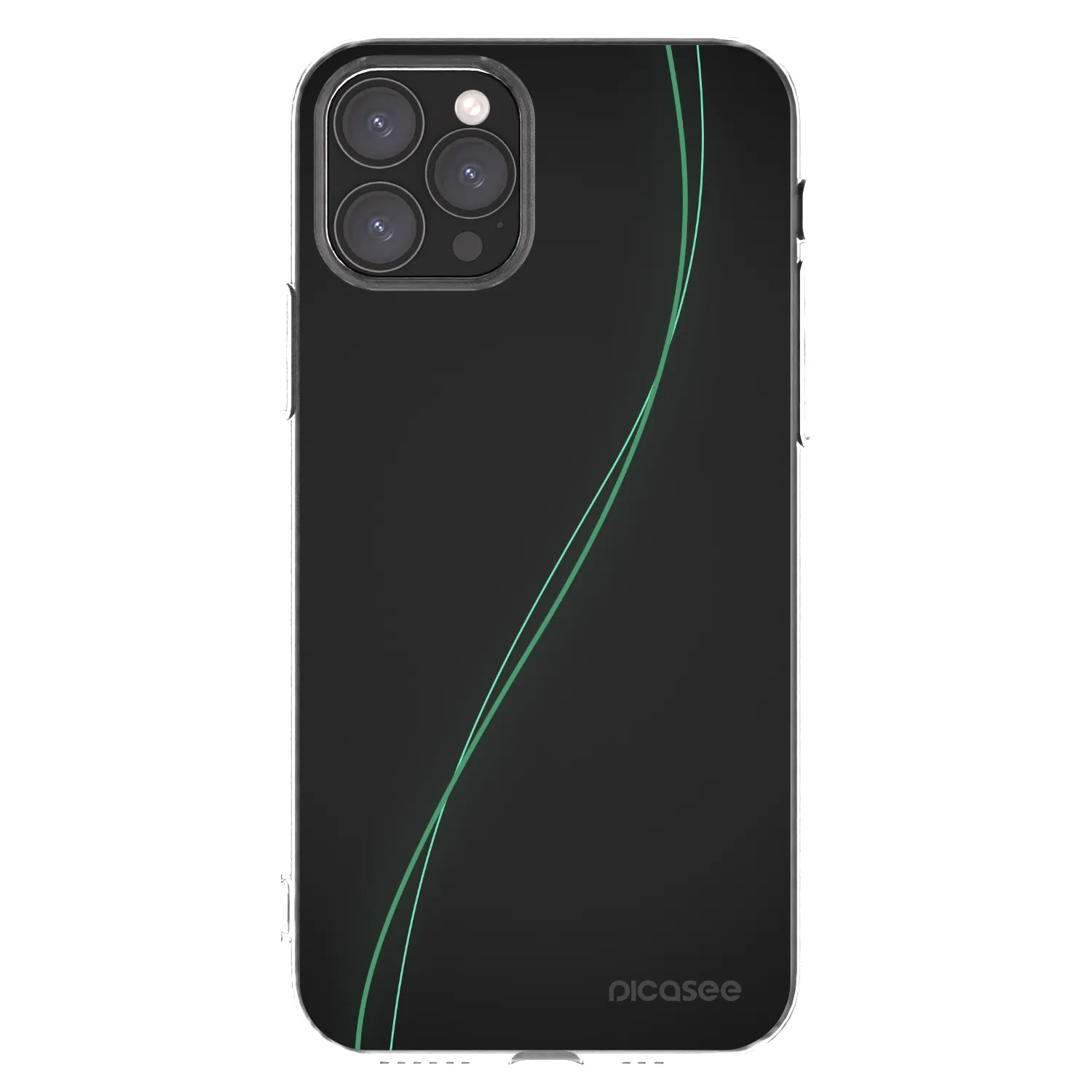 Picasee átlátszó szilikon tok az alábbi mobiltelefonokra Apple iPhone 11 Pro - Be Different