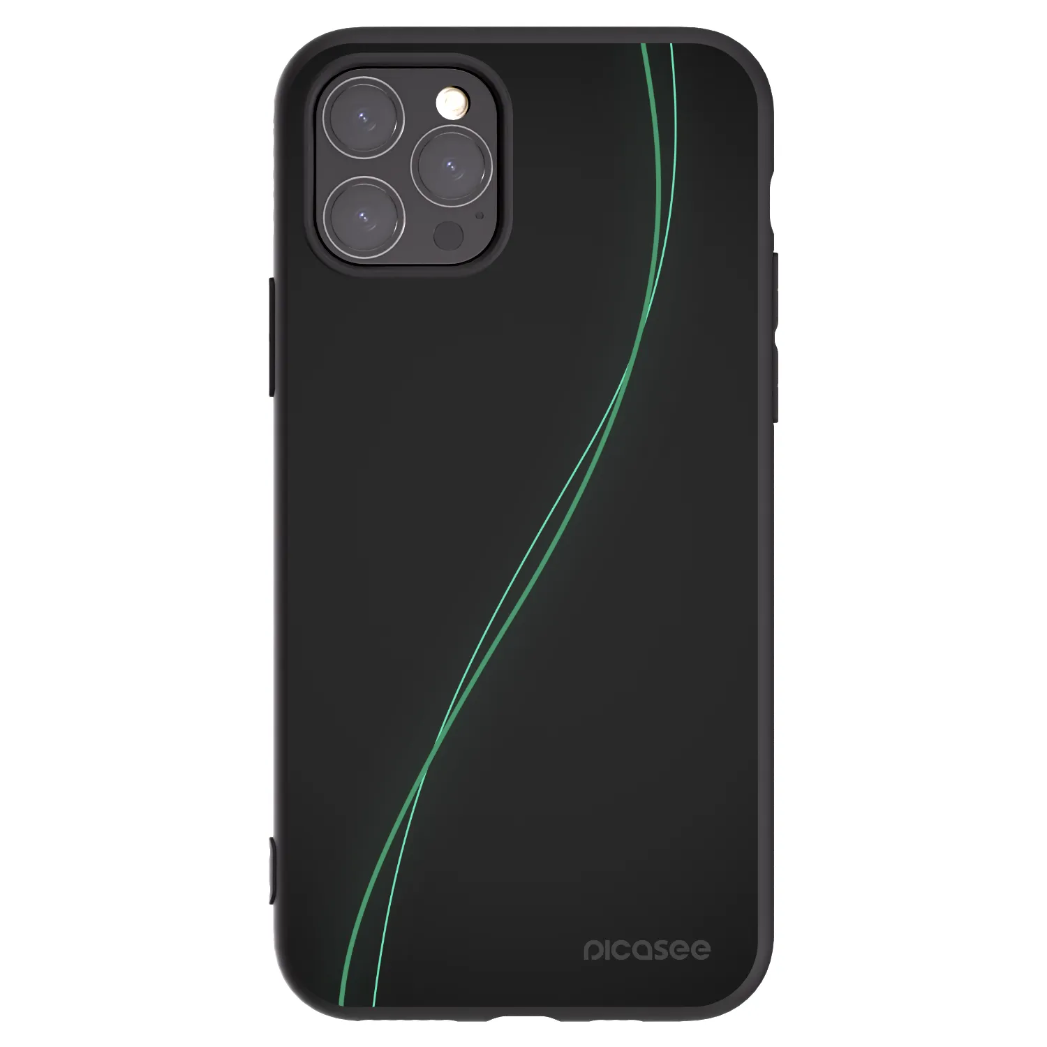 Picasee fekete szilikon tok az alábbi mobiltelefonokra Apple iPhone 11 Pro - Be Different