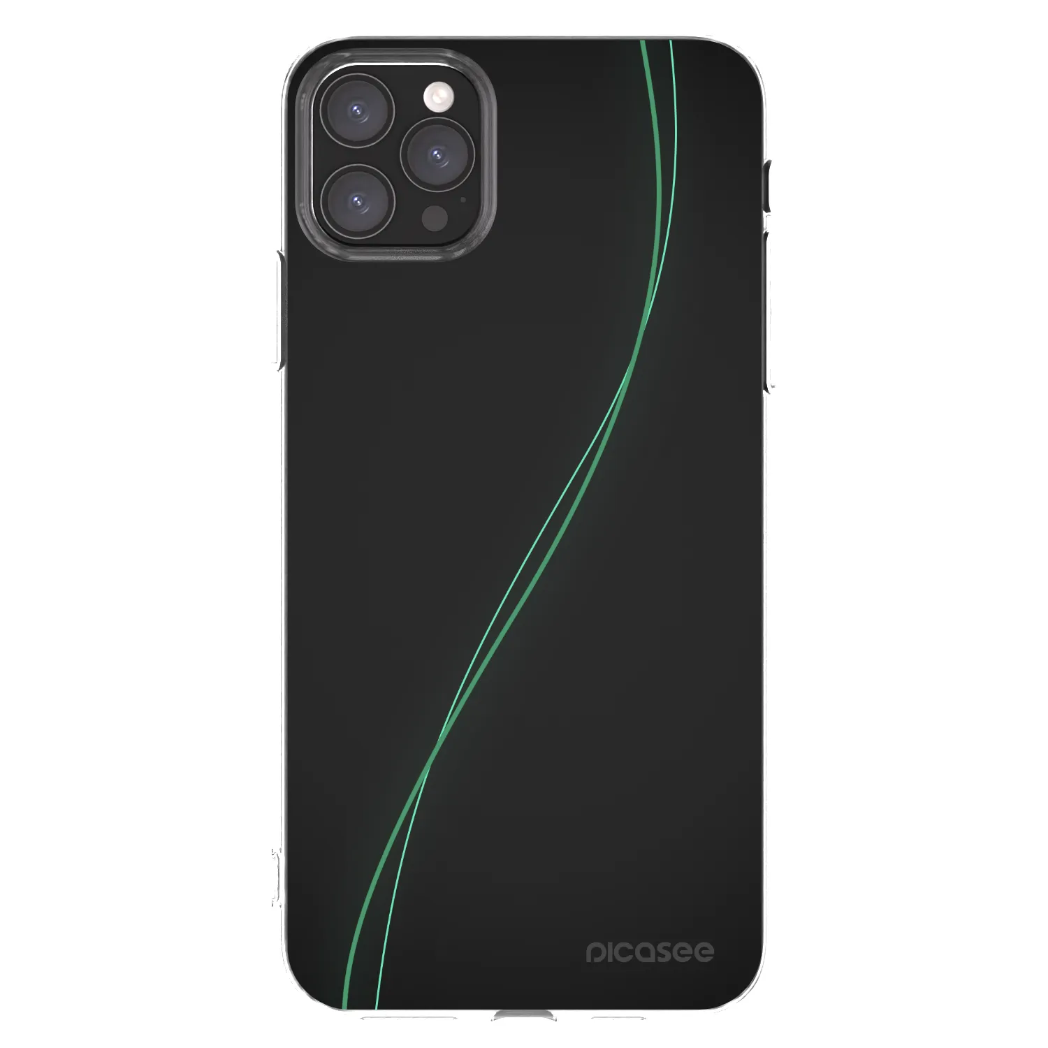 Picasee átlátszó szilikon tok az alábbi mobiltelefonokra Apple iPhone 11 Pro Max - Be Different