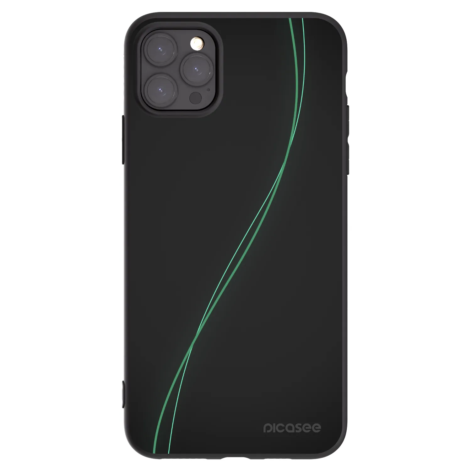 Picasee fekete szilikon tok az alábbi mobiltelefonokra Apple iPhone 11 Pro Max - Be Different