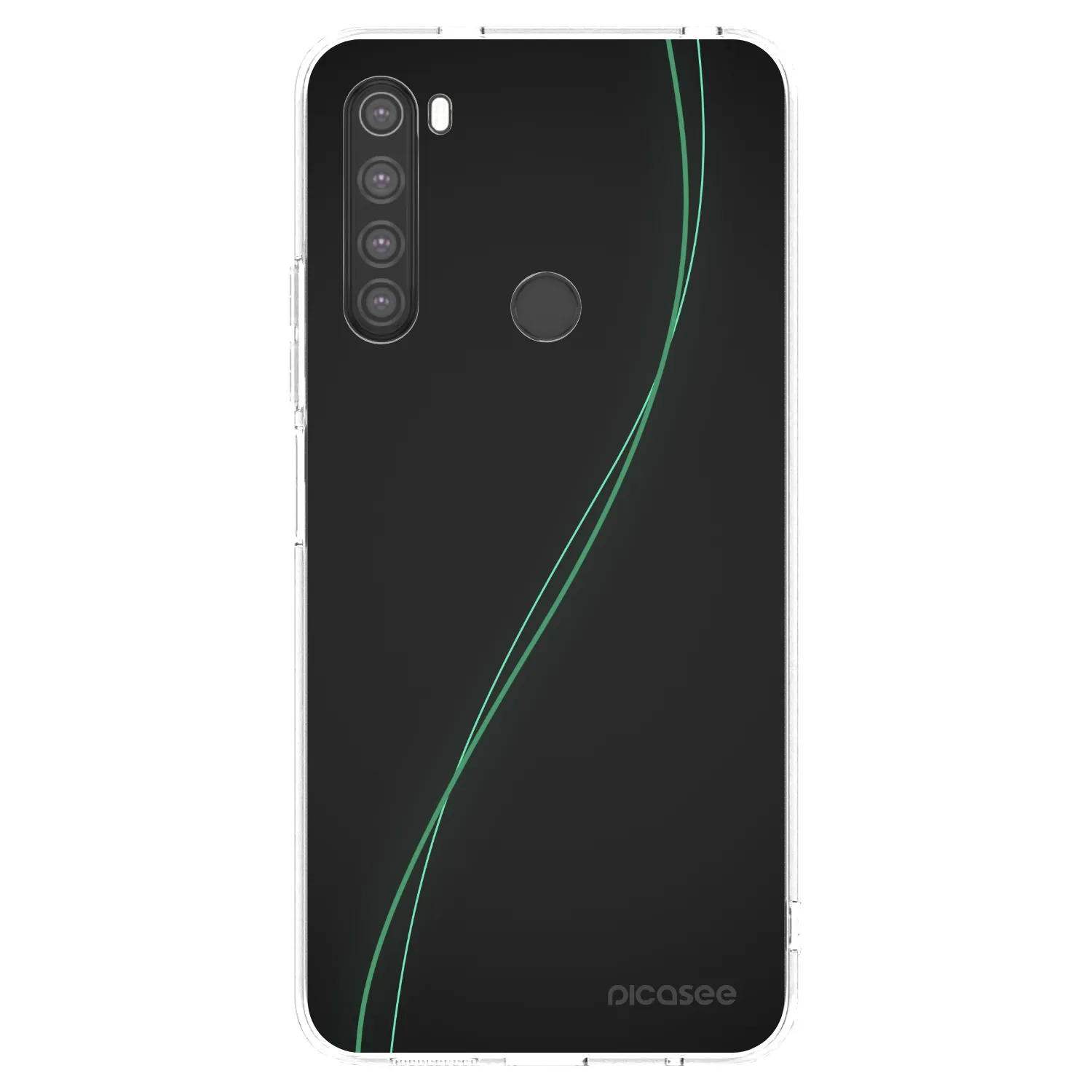 Picasee átlátszó szilikon tok az alábbi mobiltelefonokra Xiaomi Redmi Note 8 - Be Different