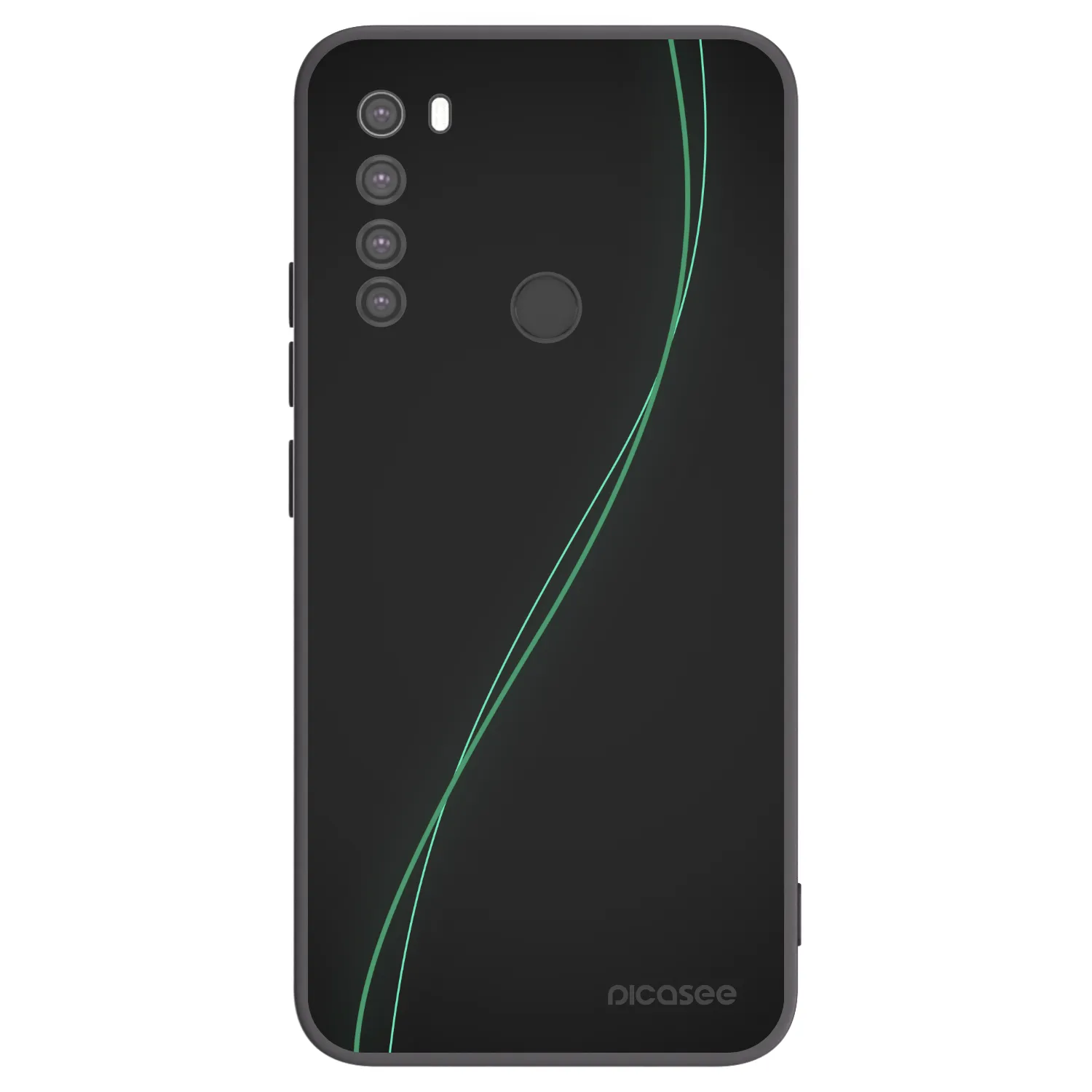 Picasee fekete szilikon tok az alábbi mobiltelefonokra Xiaomi Redmi Note 8 - Be Different