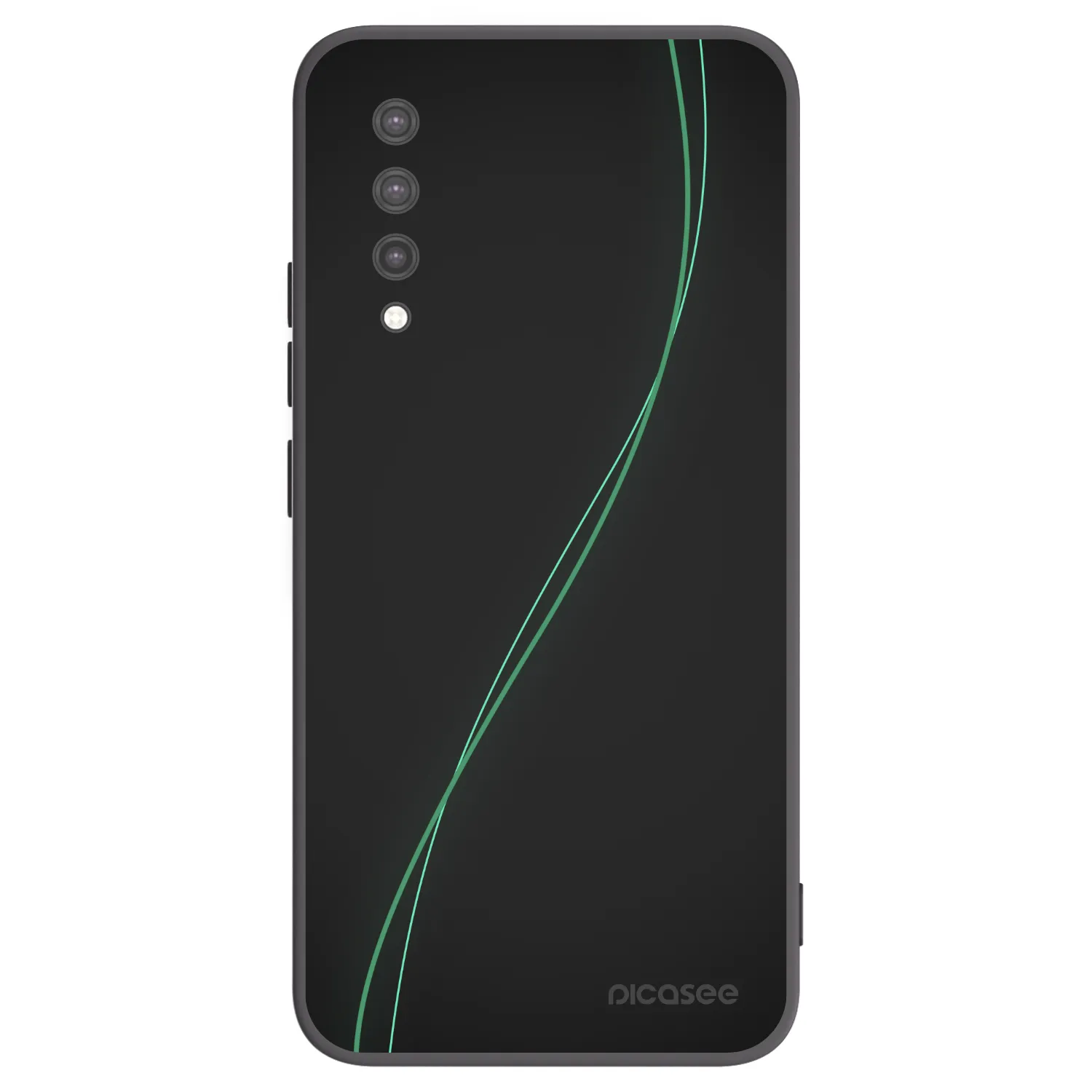 Picasee fekete szilikon tok az alábbi mobiltelefonokra Xiaomi Mi 9 Lite - Be Different
