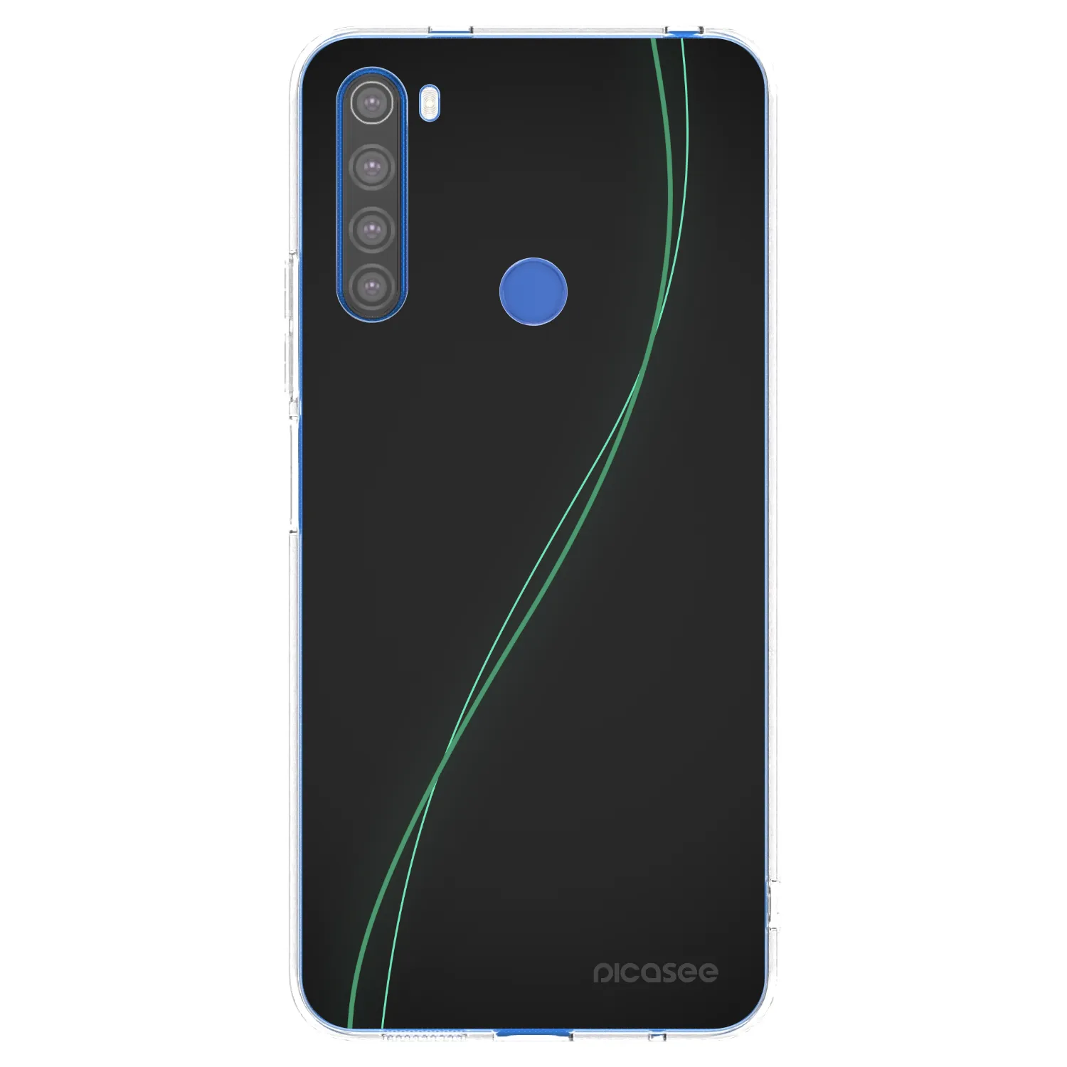 Picasee átlátszó szilikon tok az alábbi mobiltelefonokra Xiaomi Redmi Note 8T - Be Different