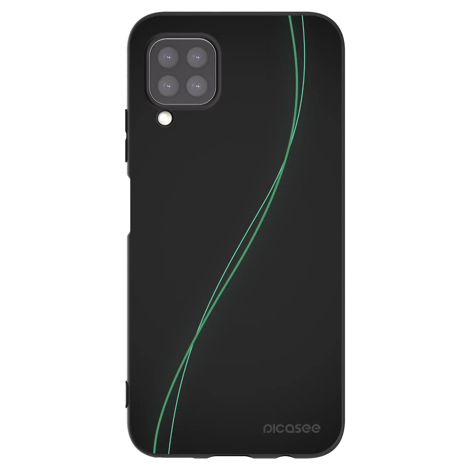 Picasee fekete szilikon tok az alábbi mobiltelefonokra Huawei P40 Lite - Be Different
