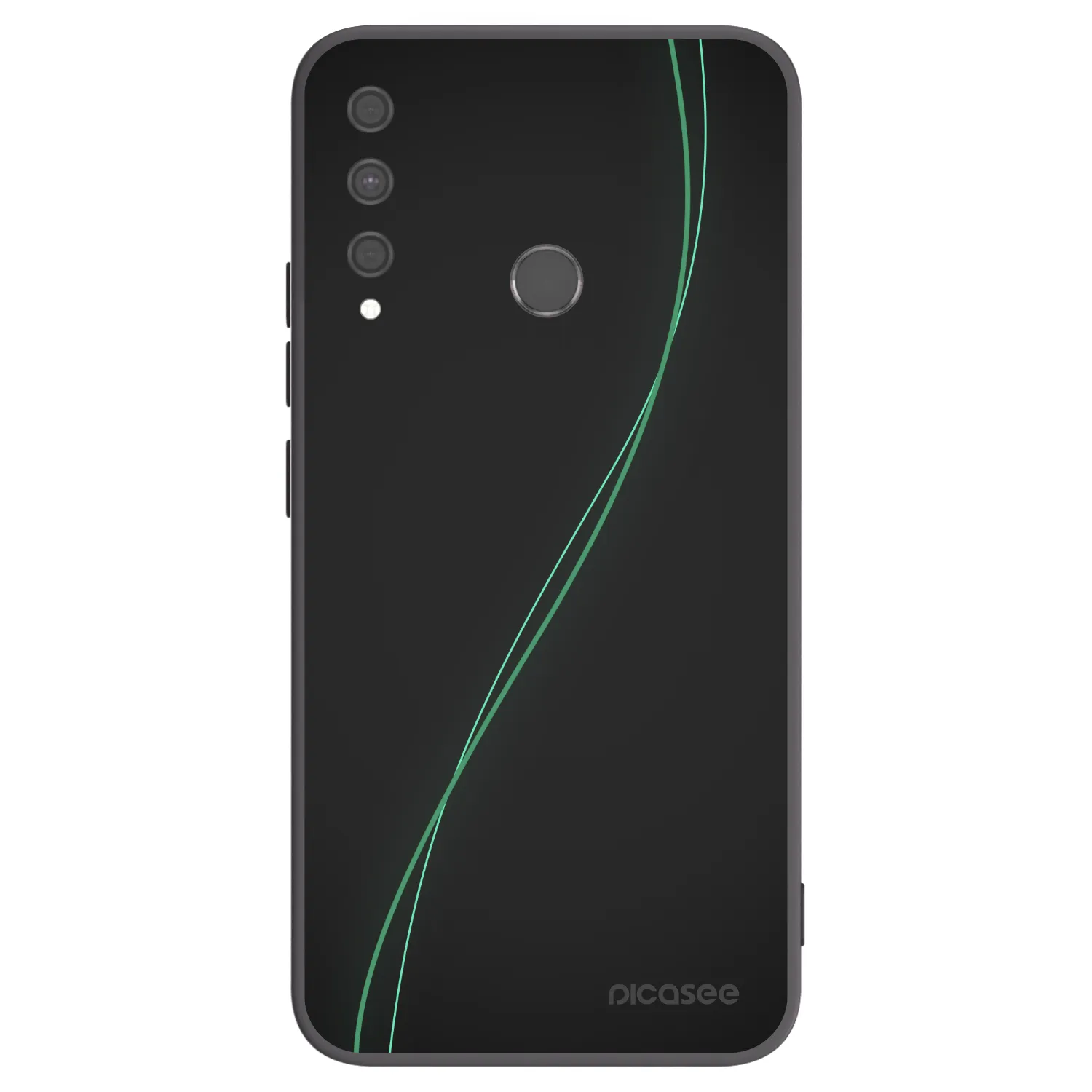 Picasee fekete szilikon tok az alábbi mobiltelefonokra Huawei P40 Lite E - Be Different