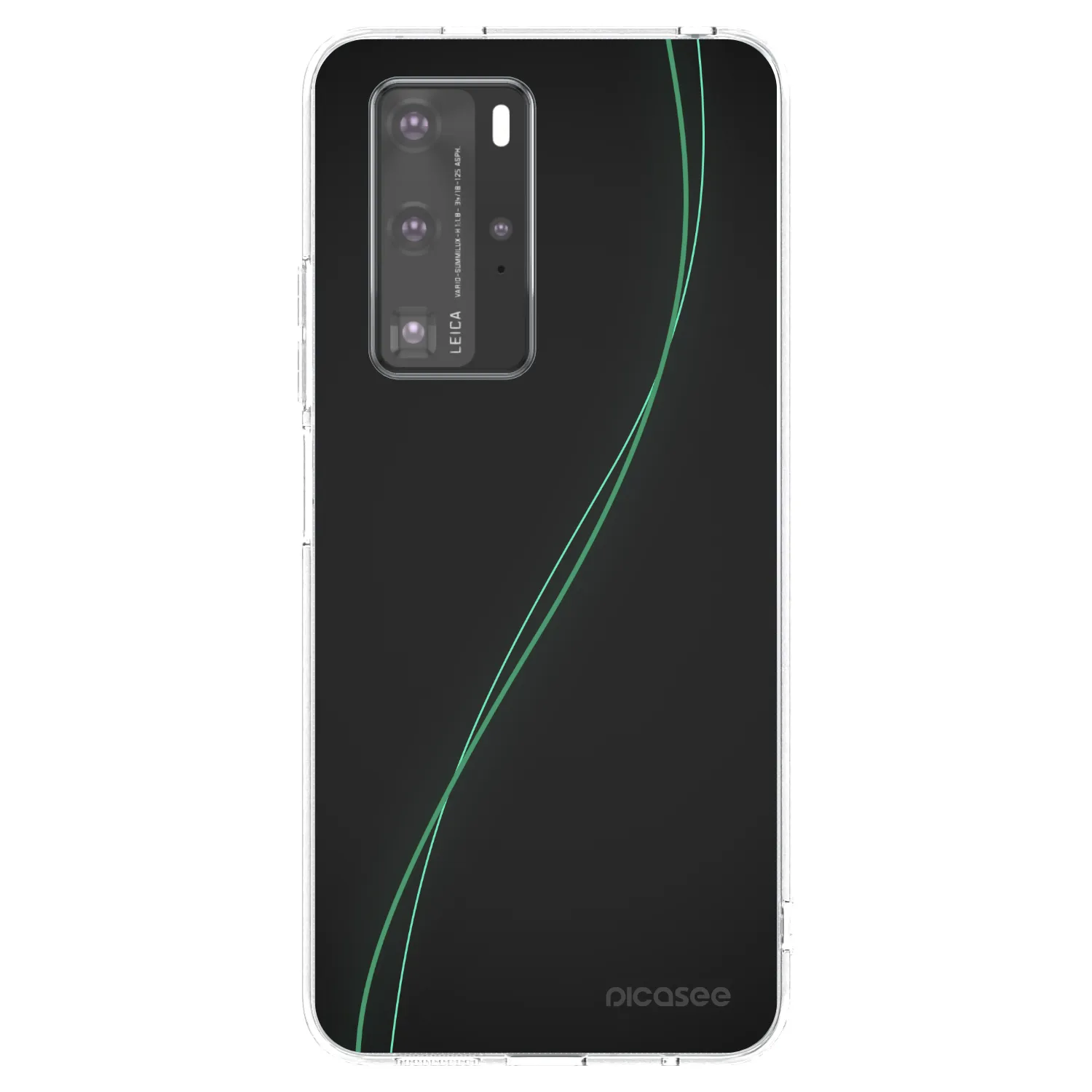 Picasee átlátszó szilikon tok az alábbi mobiltelefonokra Huawei P40 Pro - Be Different