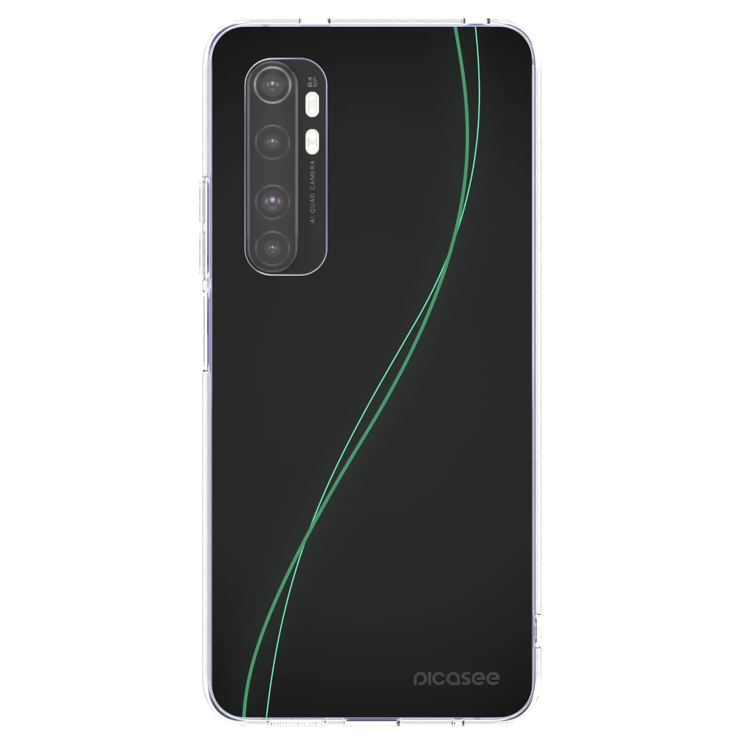 Picasee átlátszó szilikon tok az alábbi mobiltelefonokra Xiaomi Mi Note 10 Lite - Be Different