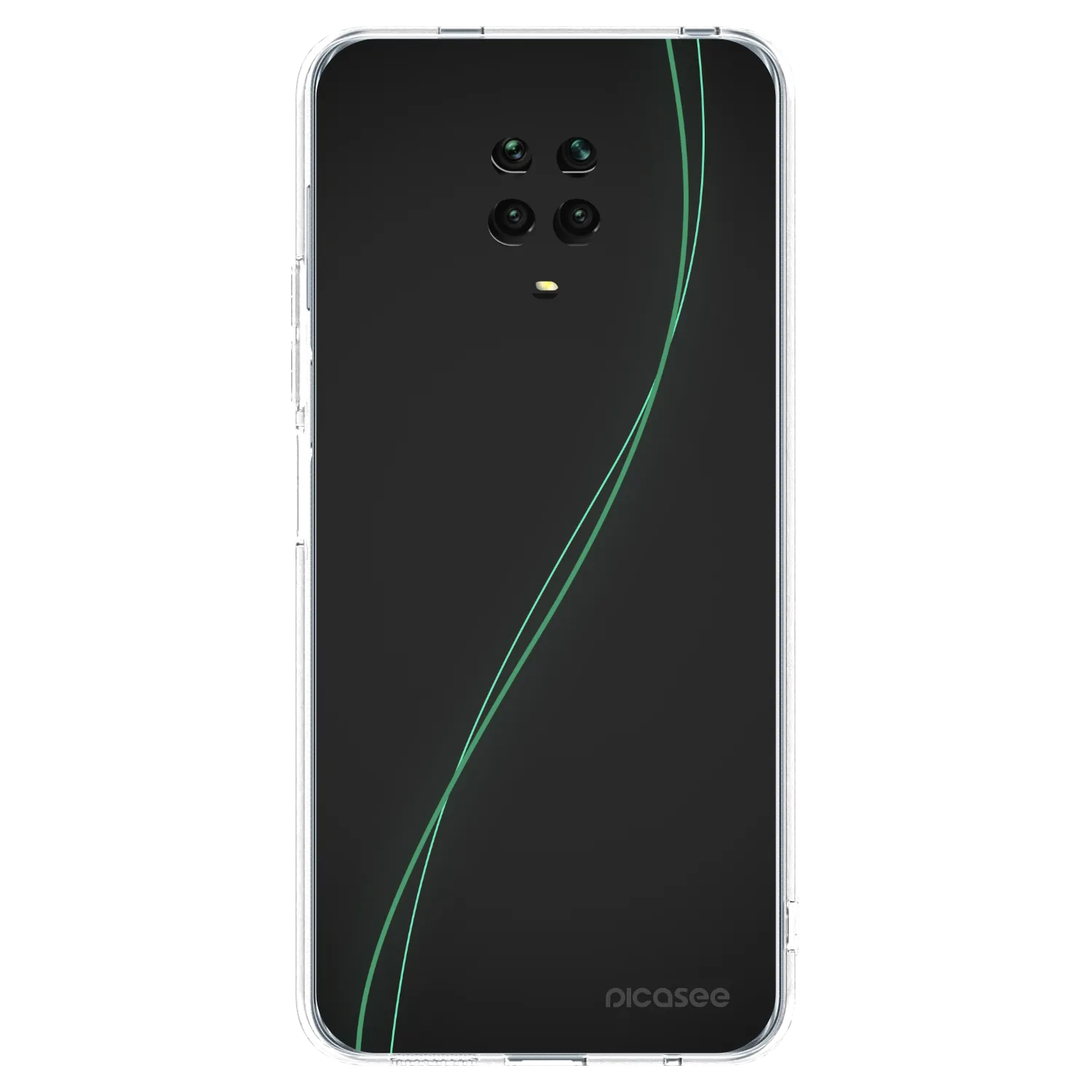 Picasee átlátszó szilikon tok az alábbi mobiltelefonokra Xiaomi Redmi Note 9S - Be Different