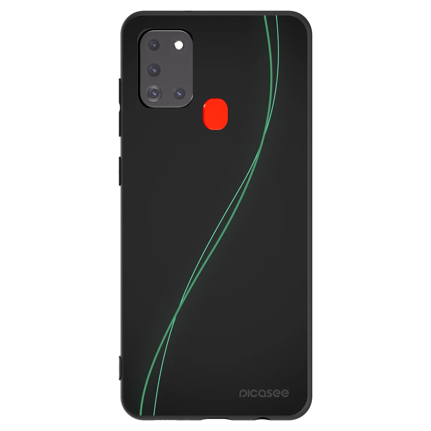 Picasee fekete szilikon tok az alábbi mobiltelefonokra Samsung Galaxy A21s - Be Different