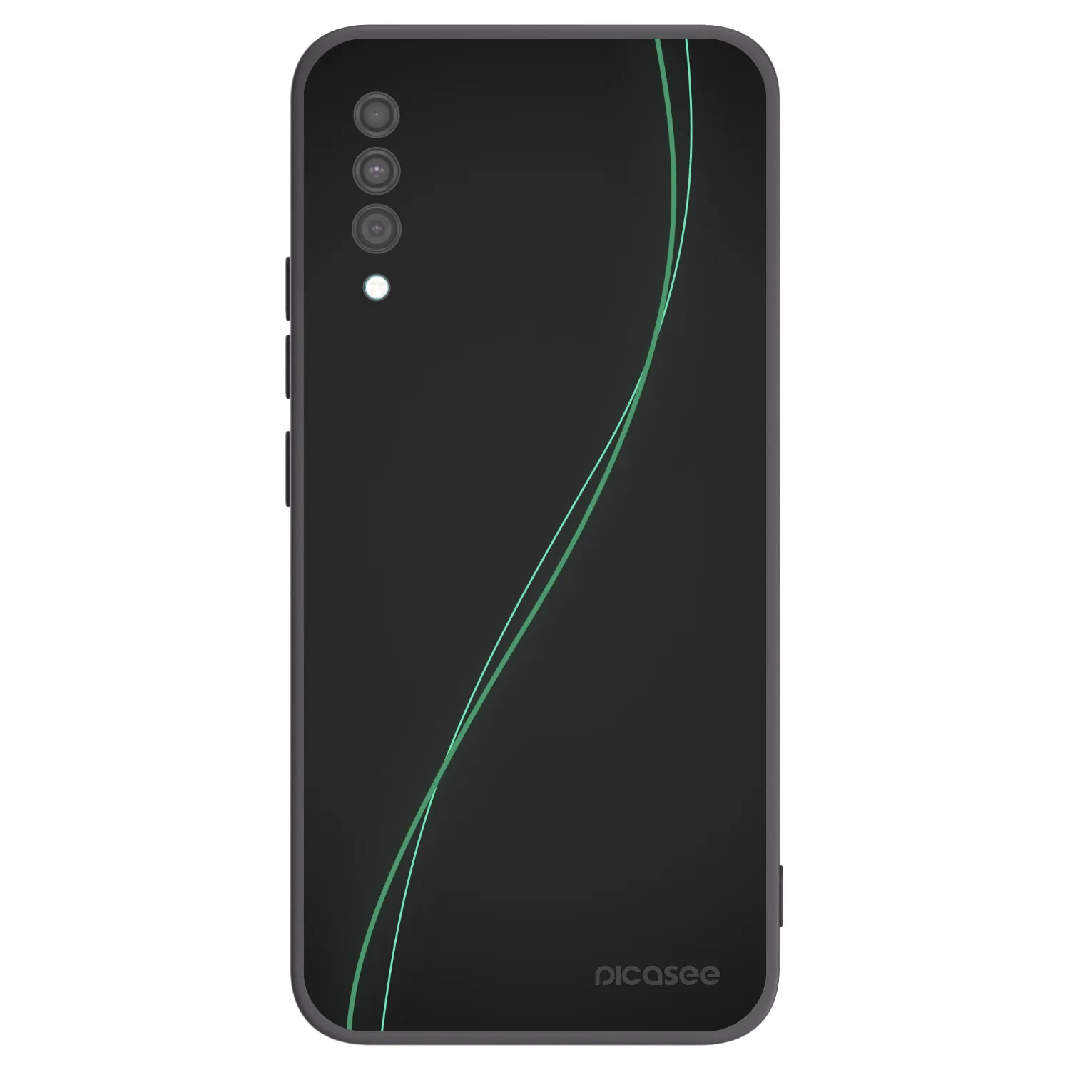 Picasee fekete szilikon tok az alábbi mobiltelefonokra Samsung Galaxy A30s A307F - Be Different