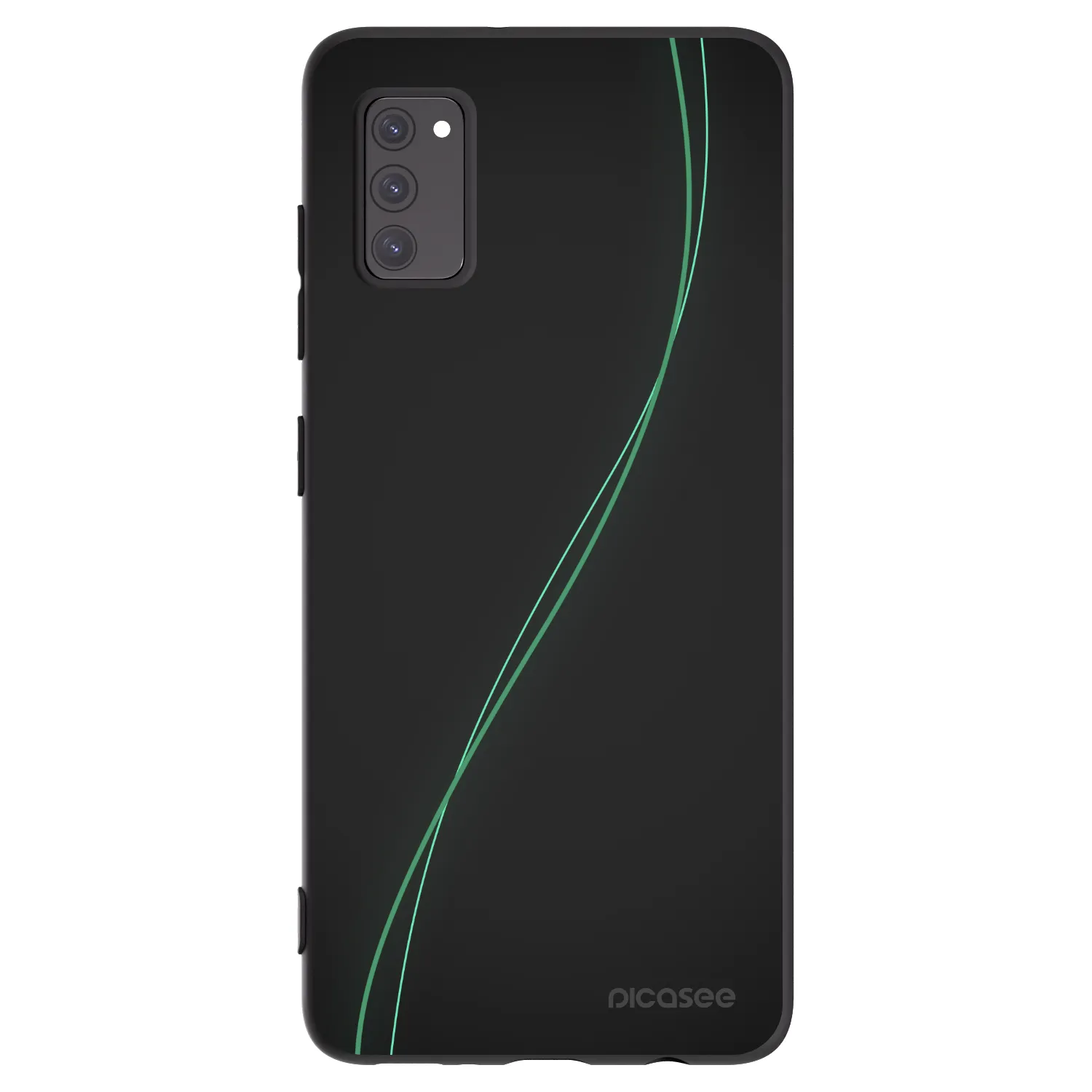 Picasee fekete szilikon tok az alábbi mobiltelefonokra Samsung Galaxy A41 A415F - Be Different