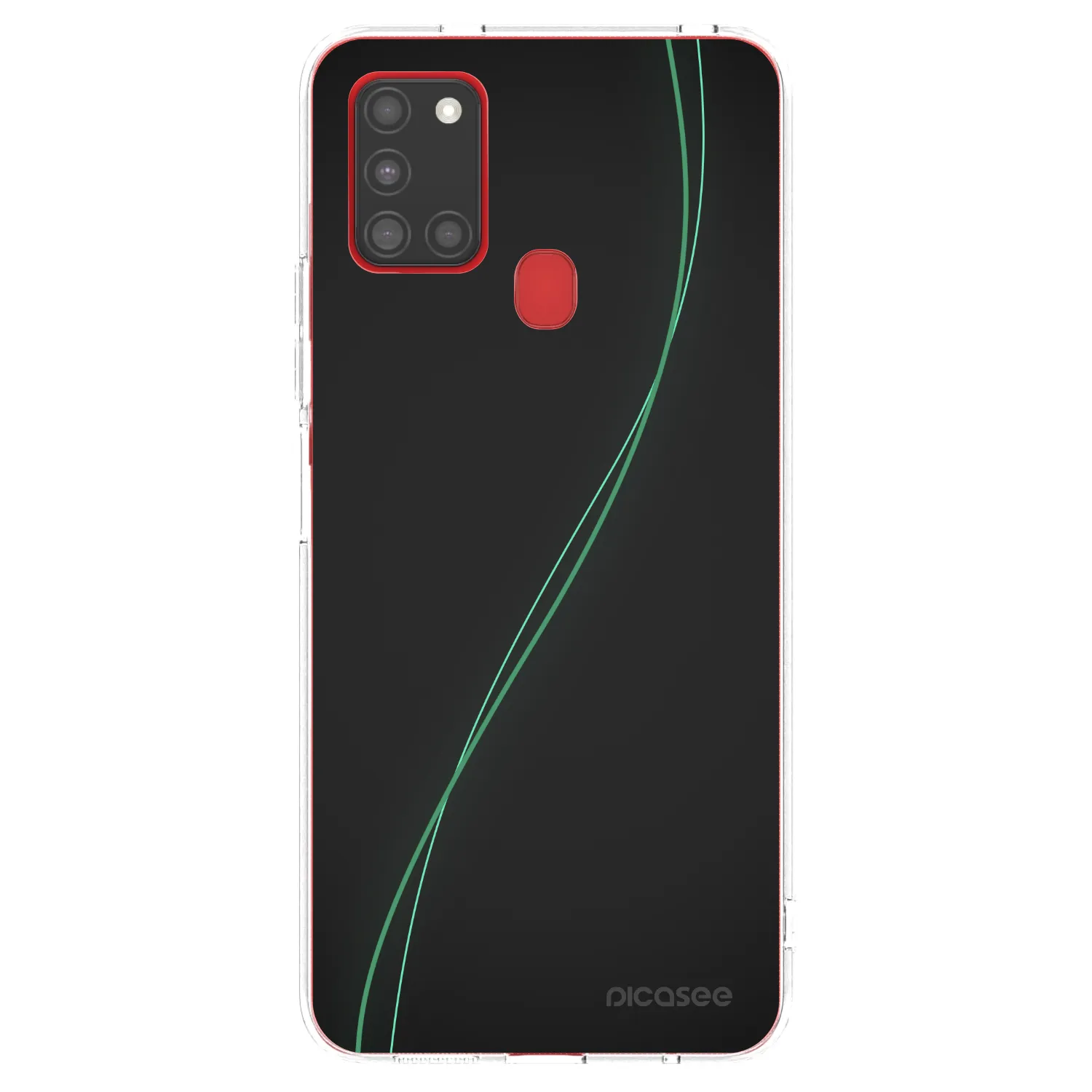 Picasee átlátszó szilikon tok az alábbi mobiltelefonokra Samsung Galaxy A21s - Be Different
