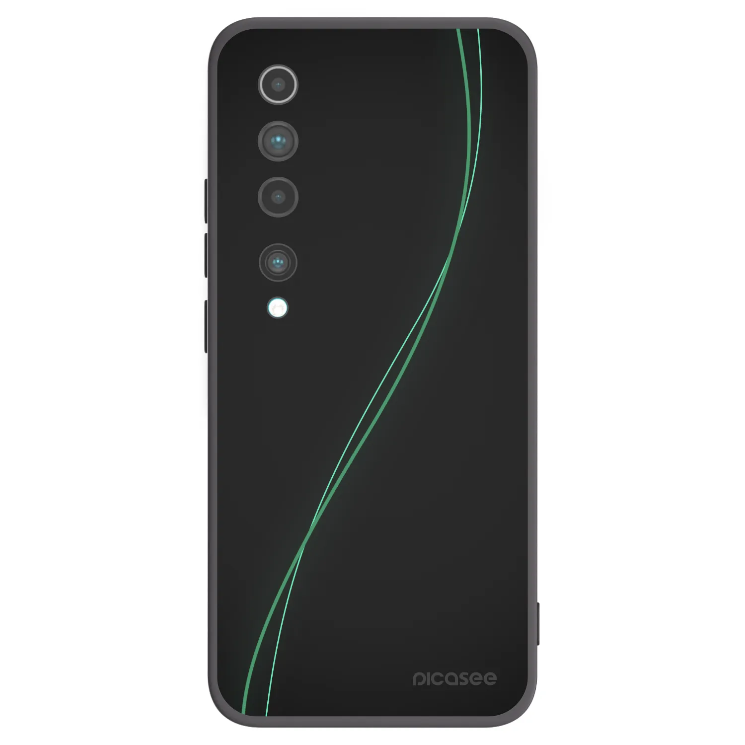 Picasee fekete szilikon tok az alábbi mobiltelefonokra Xiaomi Mi 10 - Be Different