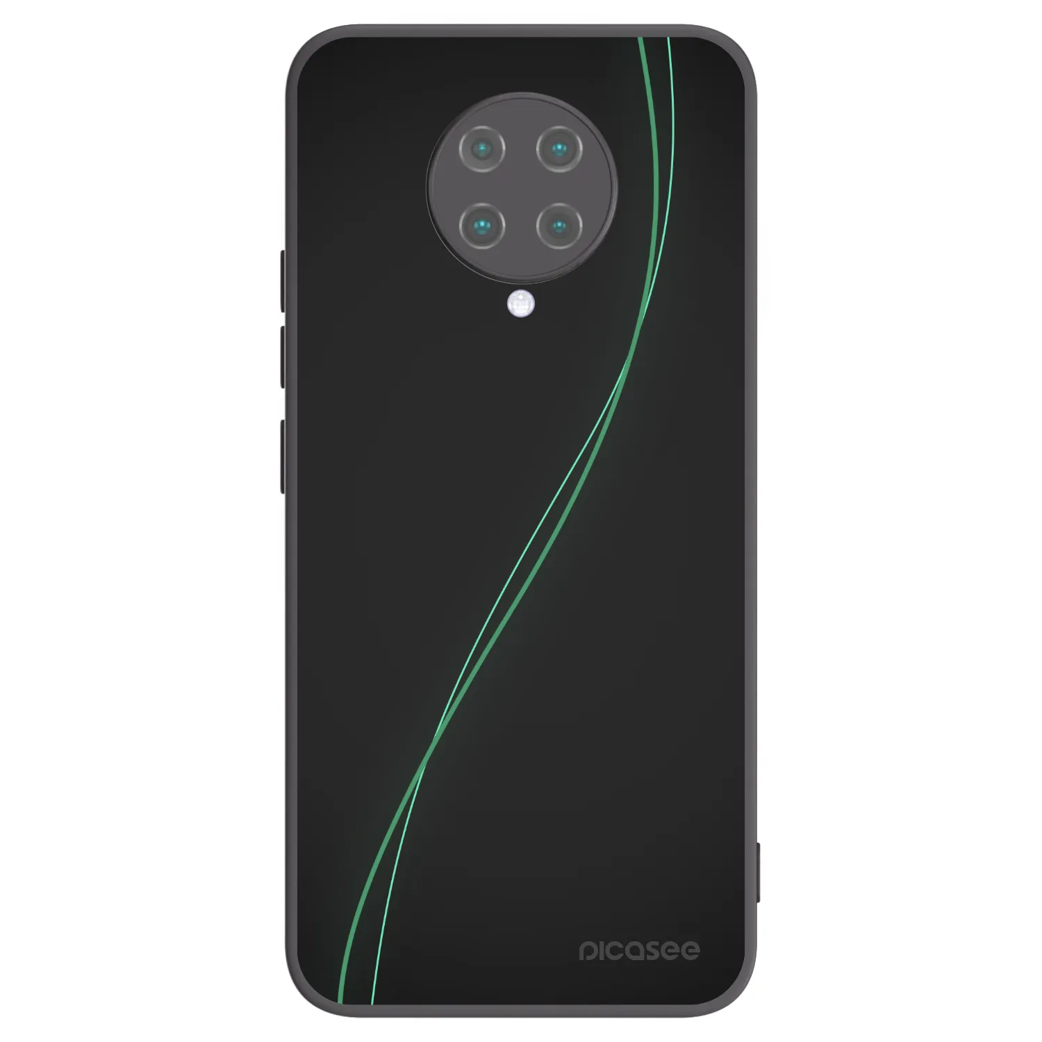 Picasee fekete szilikon tok az alábbi mobiltelefonokra Xiaomi Poco F2 Pro - Be Different