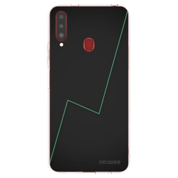 Picasee átlátszó szilikon tok az alábbi mobiltelefonokra Samsung Galaxy A20s - Consistency