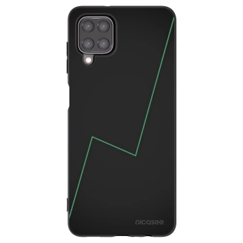 Picasee fekete szilikon tok az alábbi mobiltelefonokra Samsung Galaxy A12 A125F - Consistency