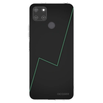 Picasee átlátszó szilikon tok az alábbi mobiltelefonokra Realme C21Y - Consistency