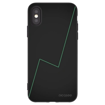 Picasee fekete szilikon tok az alábbi mobiltelefonokra Apple iPhone X/XS - Consistency