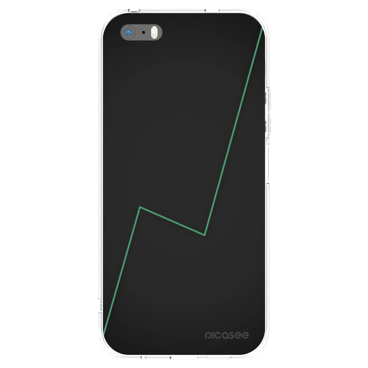 Picasee átlátszó szilikon tok az alábbi mobiltelefonokra Apple iPhone 5/5S/SE - Consistency