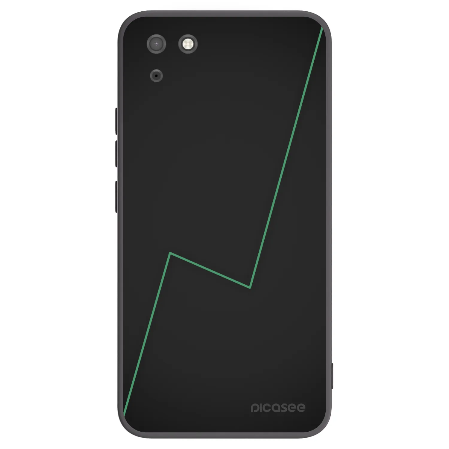 Picasee fekete szilikon tok az alábbi mobiltelefonokra Huawei Y5P - Consistency