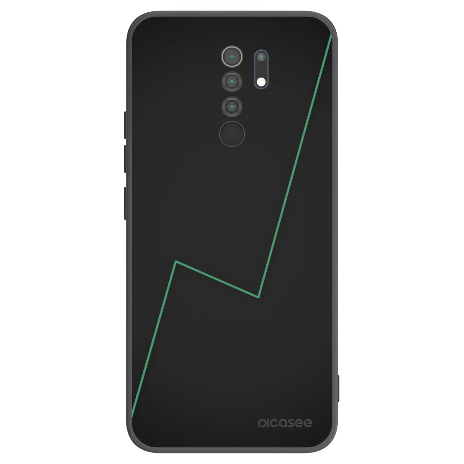Picasee fekete szilikon tok az alábbi mobiltelefonokra Xiaomi Redmi 9 - Consistency