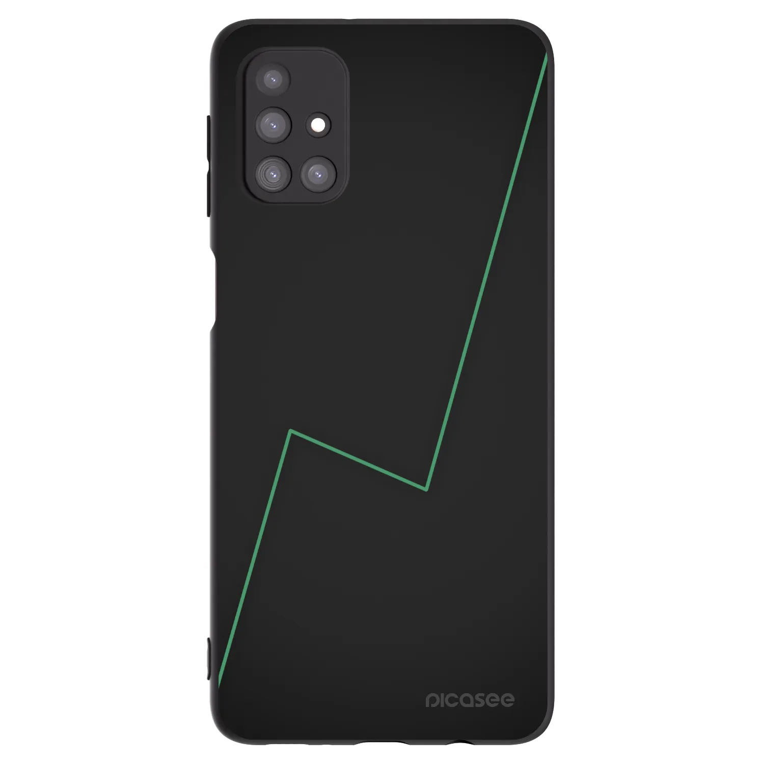 Picasee fekete szilikon tok az alábbi mobiltelefonokra Samsung Galaxy M31s - Consistency