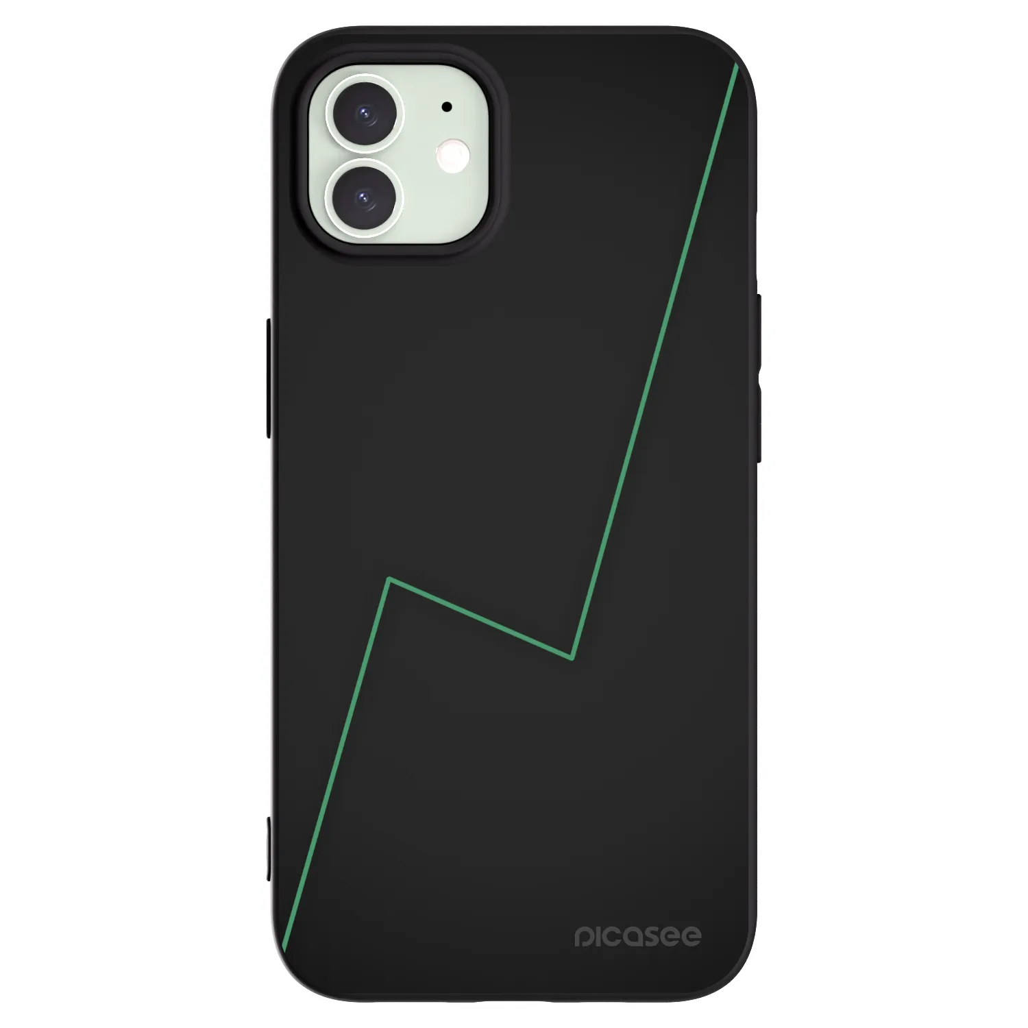 Picasee fekete szilikon tok az alábbi mobiltelefonokra Apple iPhone 12 Pro - Consistency
