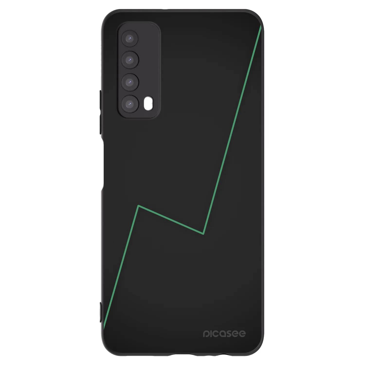 Picasee fekete szilikon tok az alábbi mobiltelefonokra Huawei P Smart 2021 - Consistency