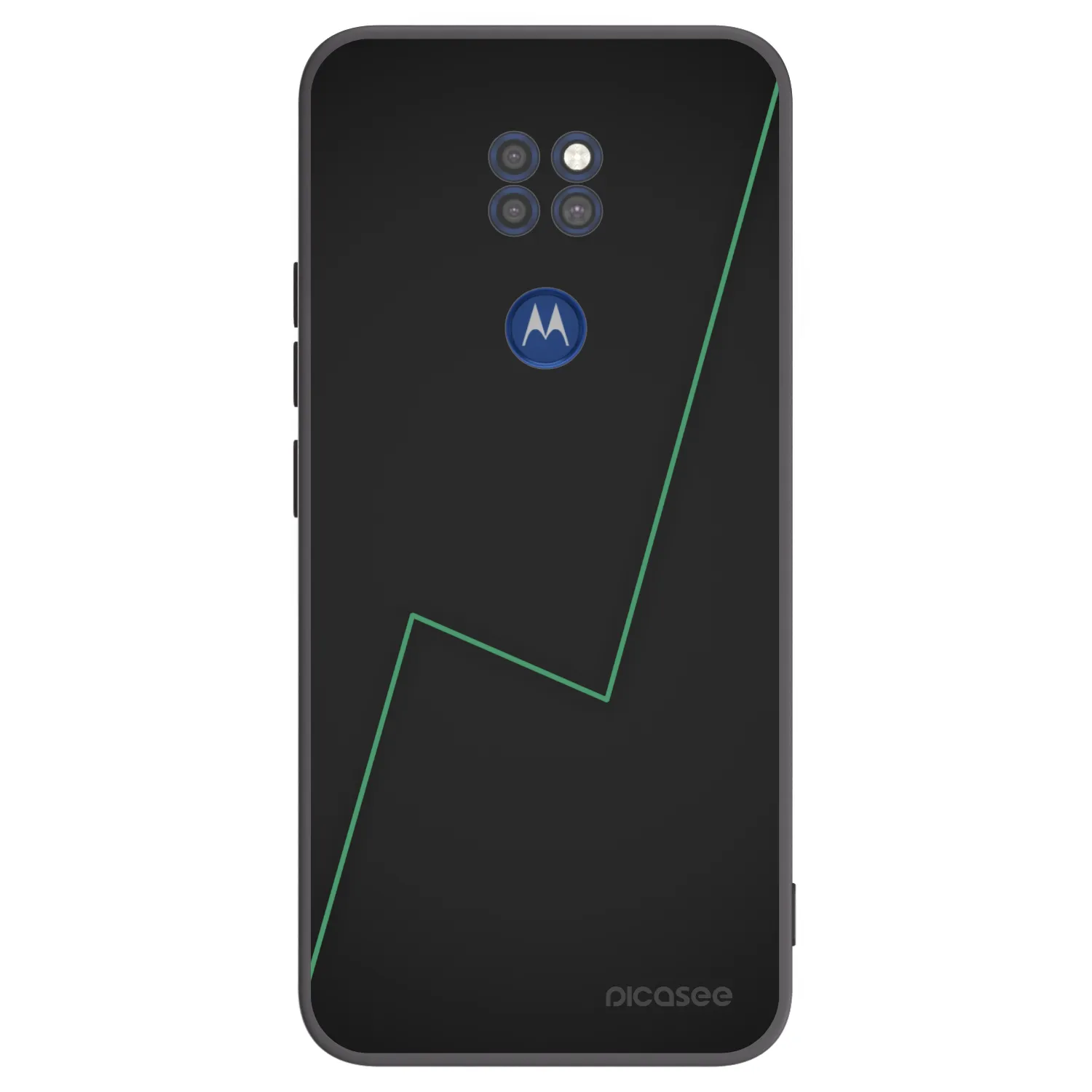 Picasee fekete szilikon tok az alábbi mobiltelefonokra Motorola Moto G9 Play - Consistency