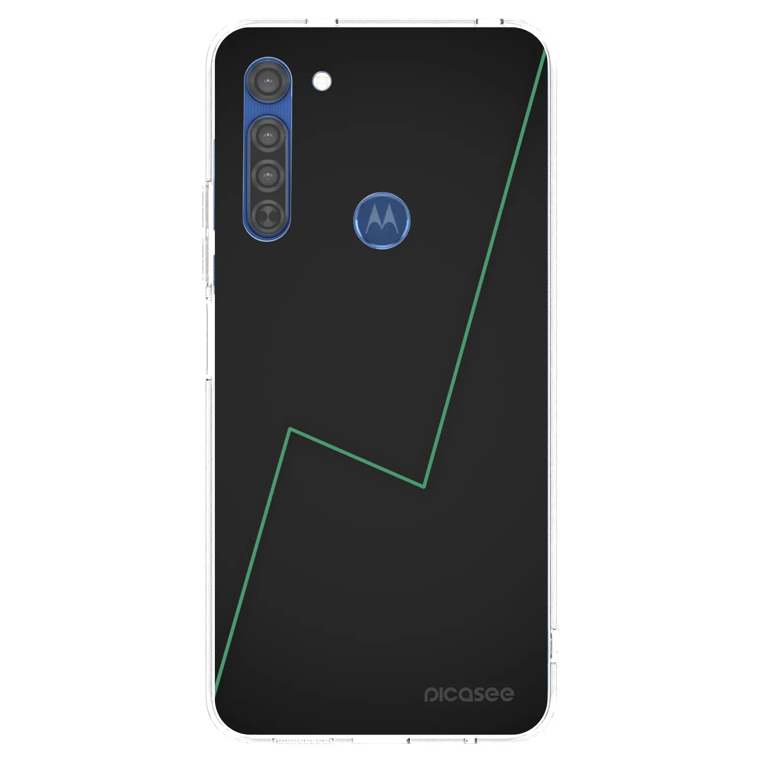 Picasee átlátszó szilikon tok az alábbi mobiltelefonokra Motorola Moto G8 - Consistency