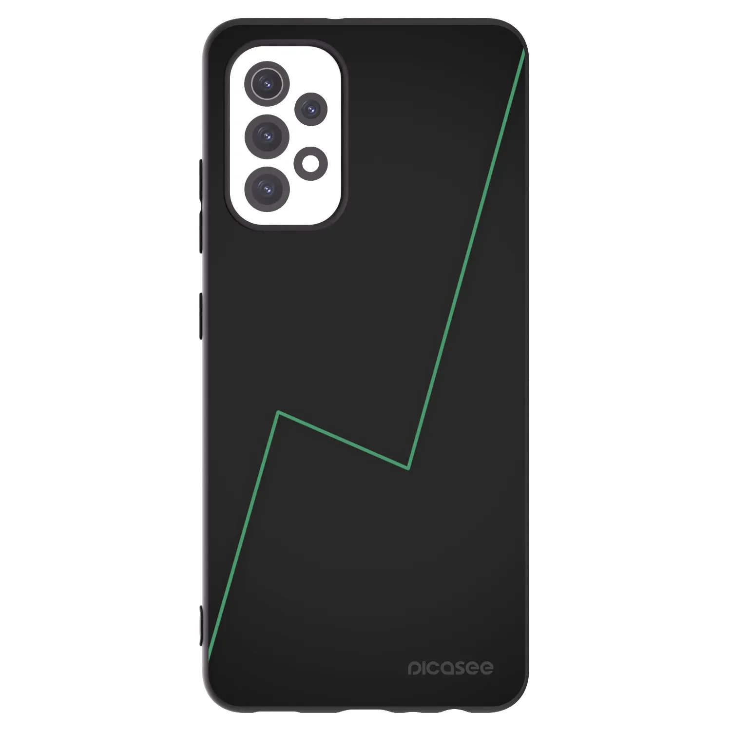 Picasee fekete szilikon tok az alábbi mobiltelefonokra Samsung Galaxy A32 5G A326B - Consistency
