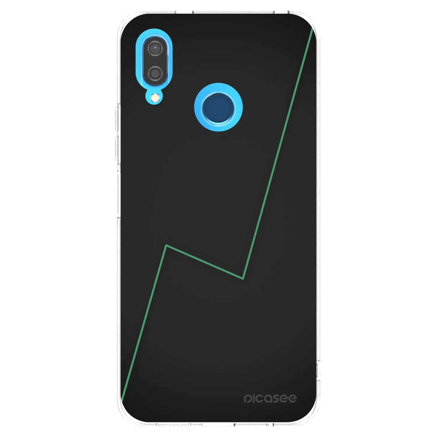 Picasee átlátszó szilikon tok az alábbi mobiltelefonokra Huawei P20 Lite - Consistency