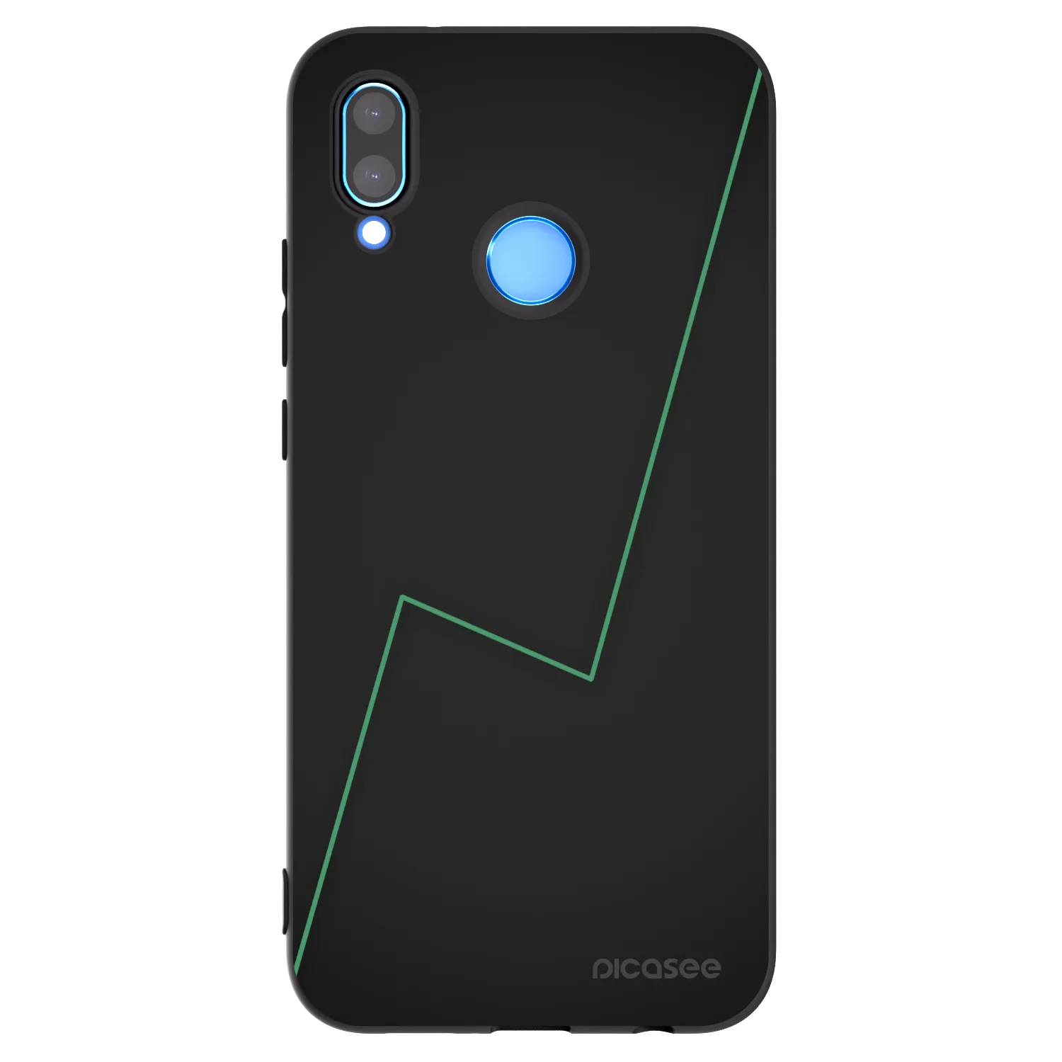 Picasee fekete szilikon tok az alábbi mobiltelefonokra Huawei P20 Lite - Consistency