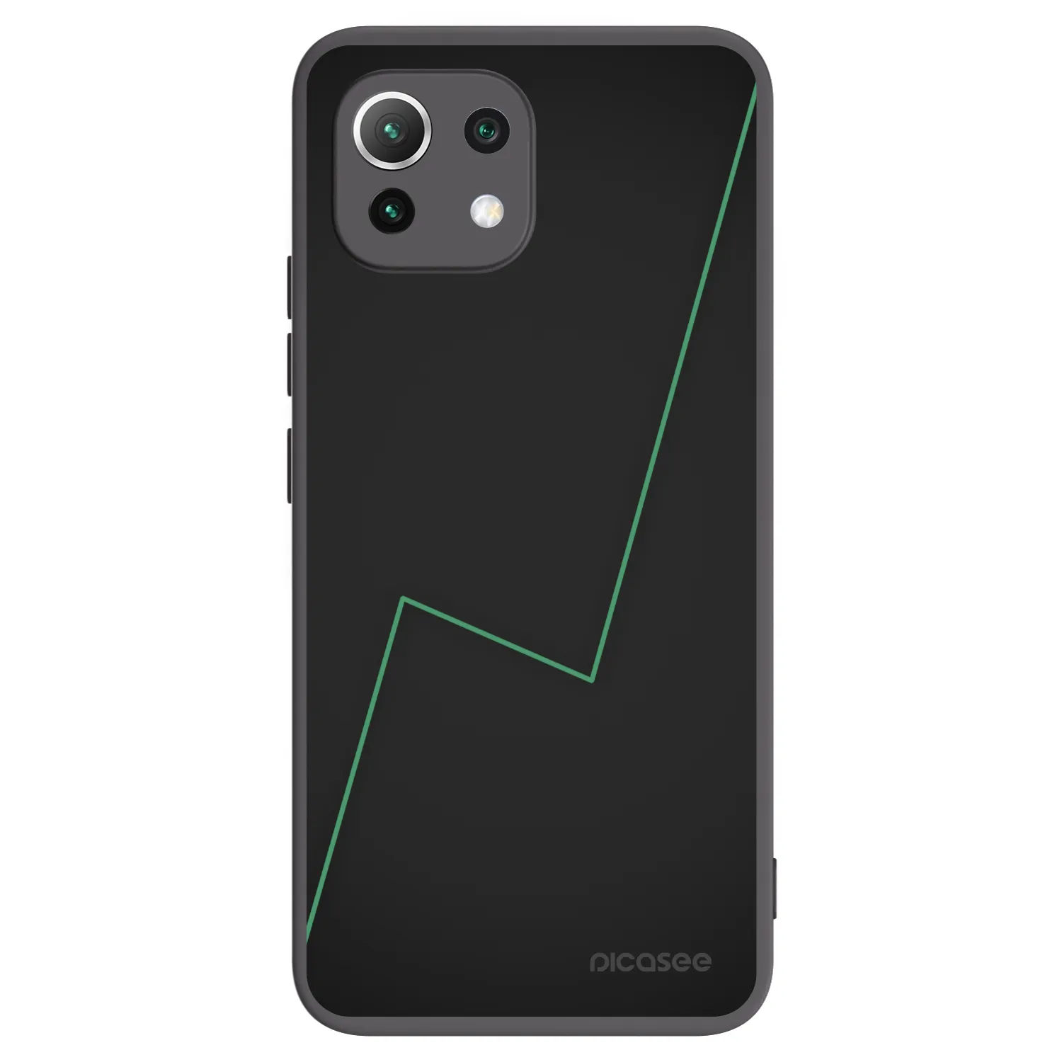 Picasee fekete szilikon tok az alábbi mobiltelefonokra Xiaomi Mi 11 Lite - Consistency
