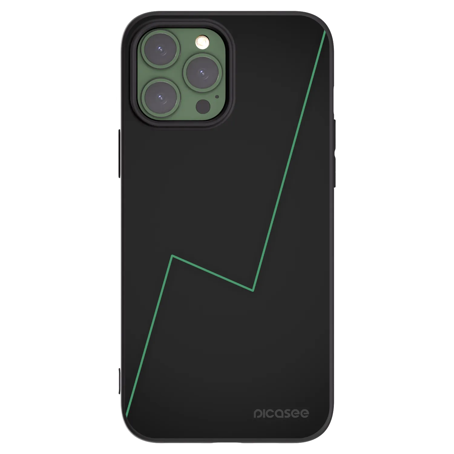 Picasee fekete szilikon tok az alábbi mobiltelefonokra Apple iPhone 13 Pro Max - Consistency