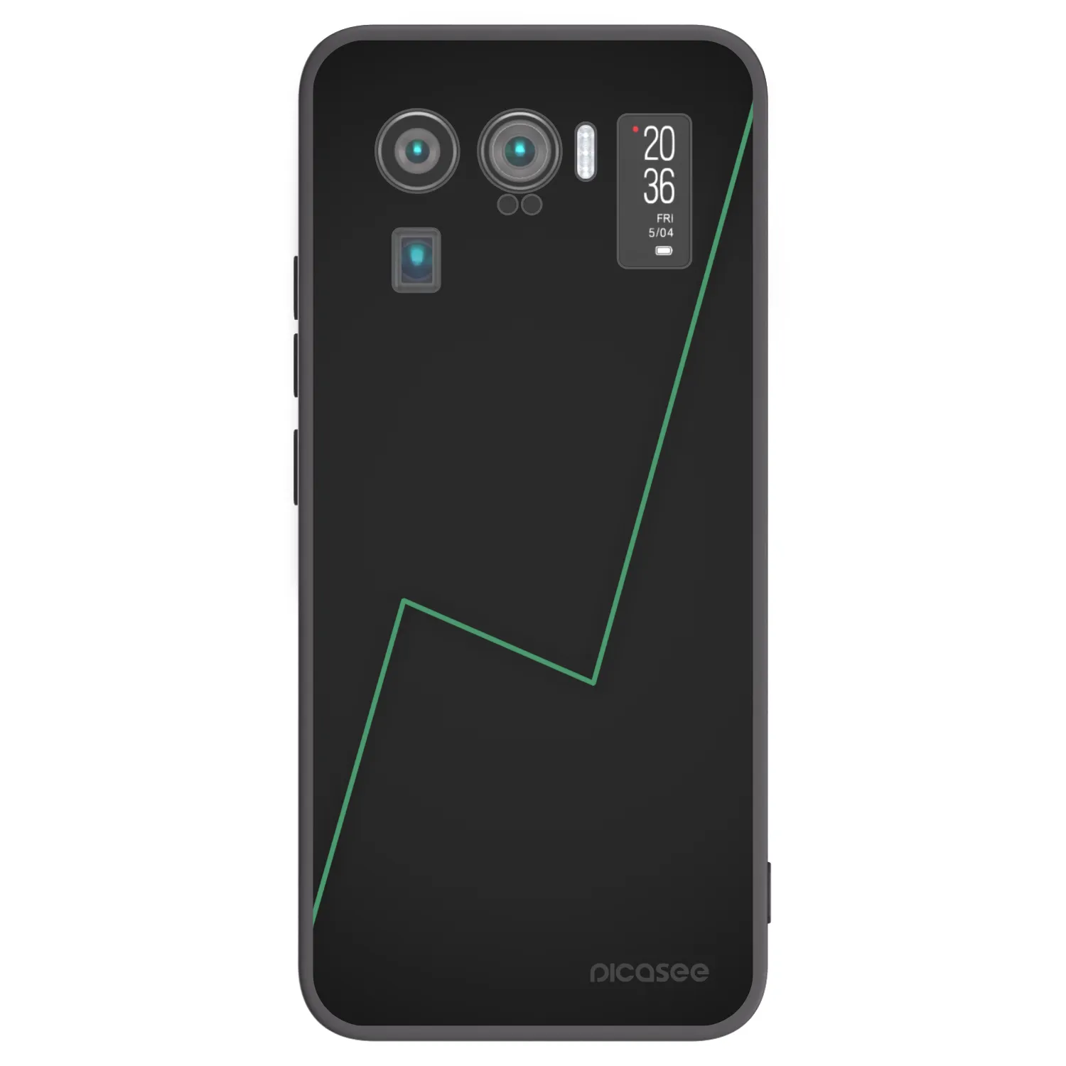 Picasee fekete szilikon tok az alábbi mobiltelefonokra Xiaomi Mi 11 Ultra - Consistency