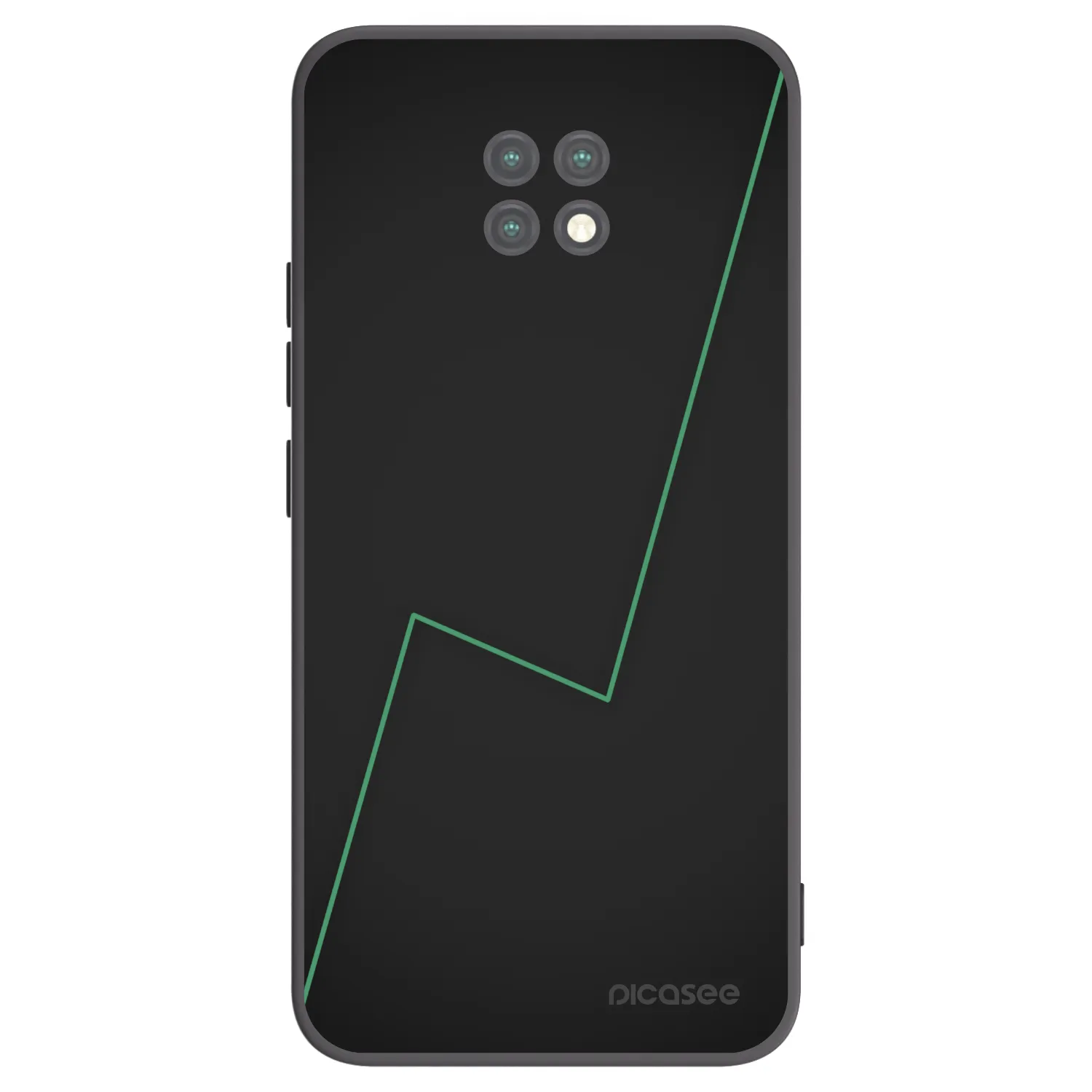 Picasee fekete szilikon tok az alábbi mobiltelefonokra Xiaomi Redmi Note 9T - Consistency