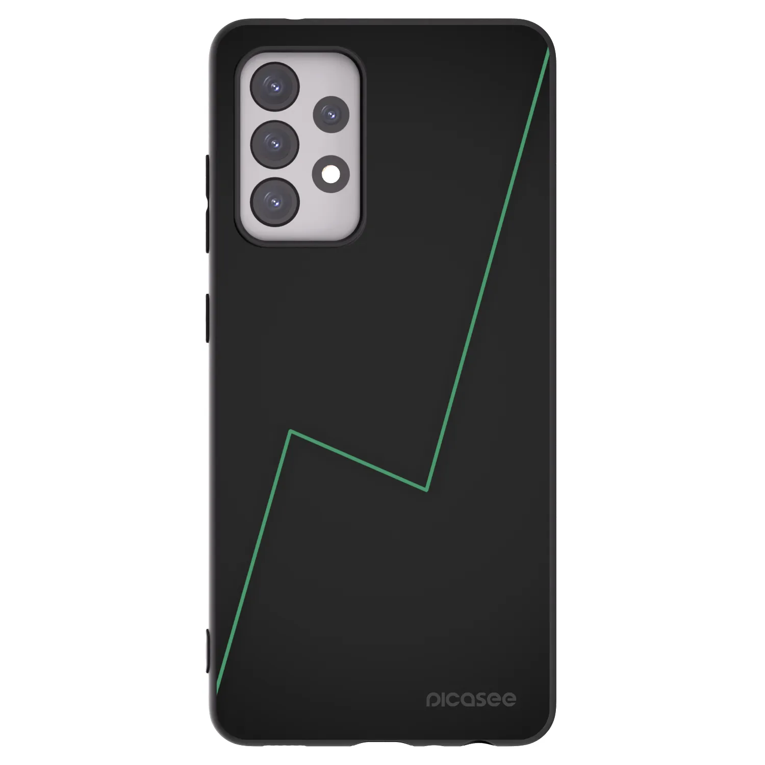 Picasee fekete szilikon tok az alábbi mobiltelefonokra Samsung Galaxy A52s 5G A528B - Consistency