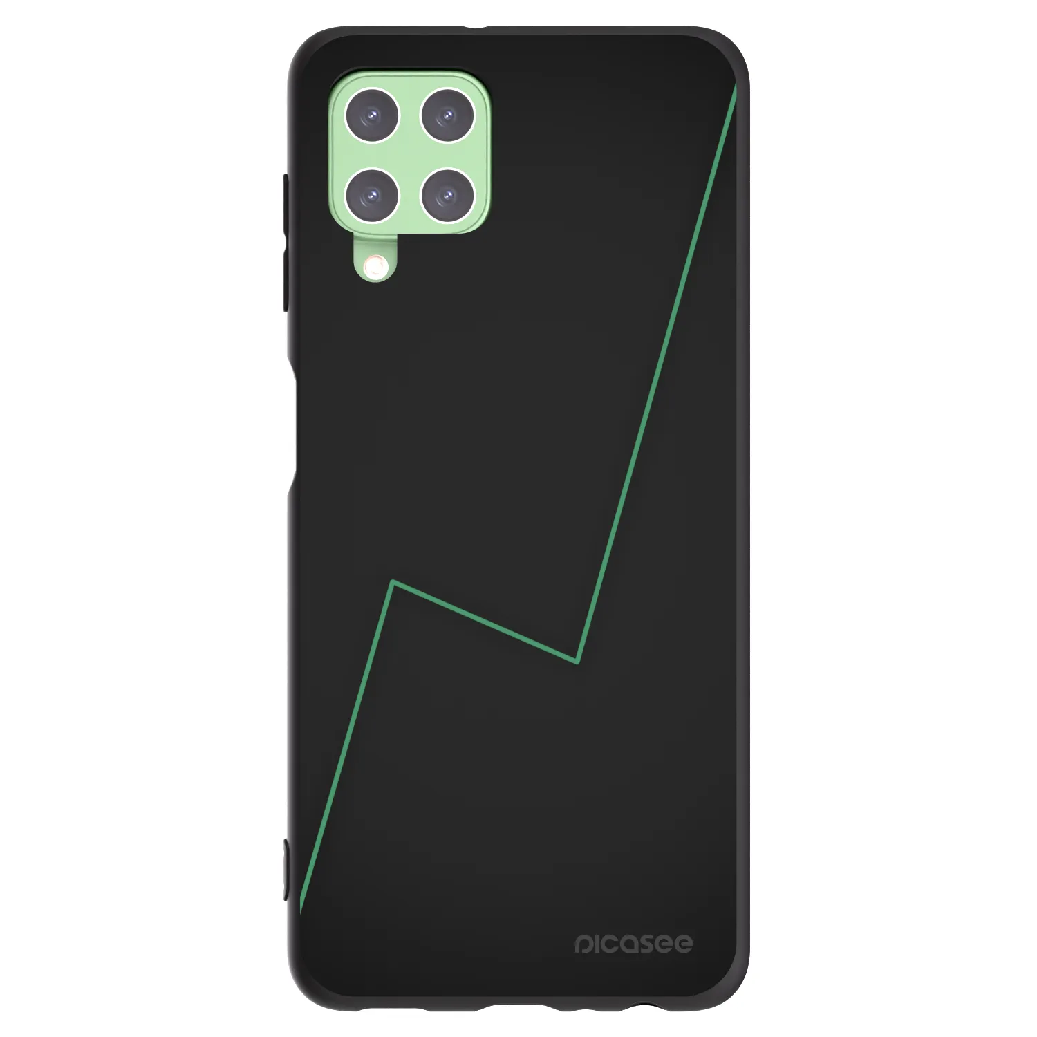 Picasee fekete szilikon tok az alábbi mobiltelefonokra Samsung Galaxy A22 A225F 4G - Consistency