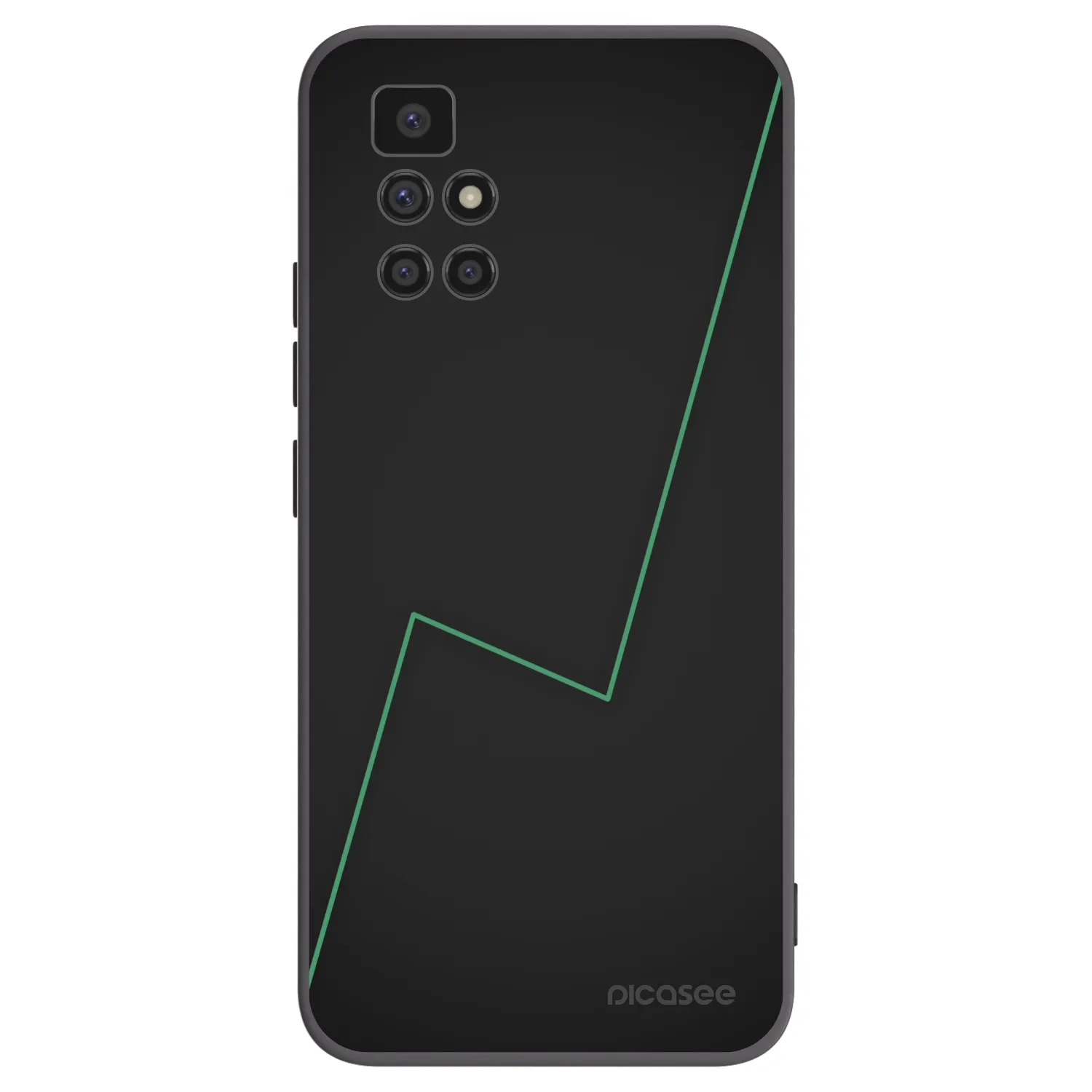 Picasee fekete szilikon tok az alábbi mobiltelefonokra Xiaomi Redmi 10 - Consistency