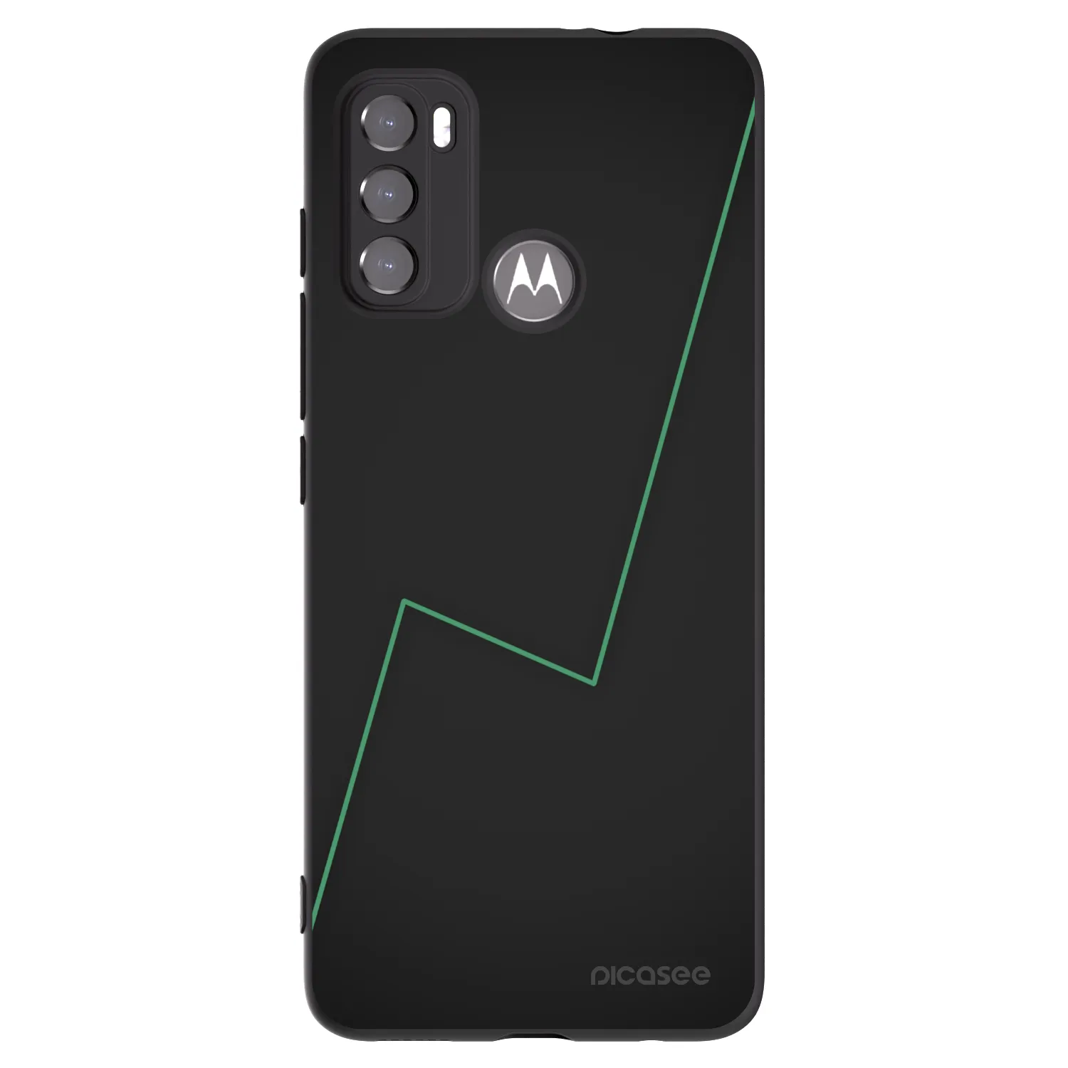 Picasee fekete szilikon tok az alábbi mobiltelefonokra Motorola Moto G60 - Consistency