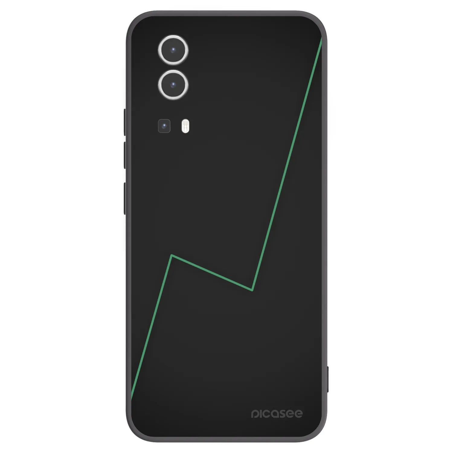 Picasee fekete szilikon tok az alábbi mobiltelefonokra Vivo Y72 5G - Consistency