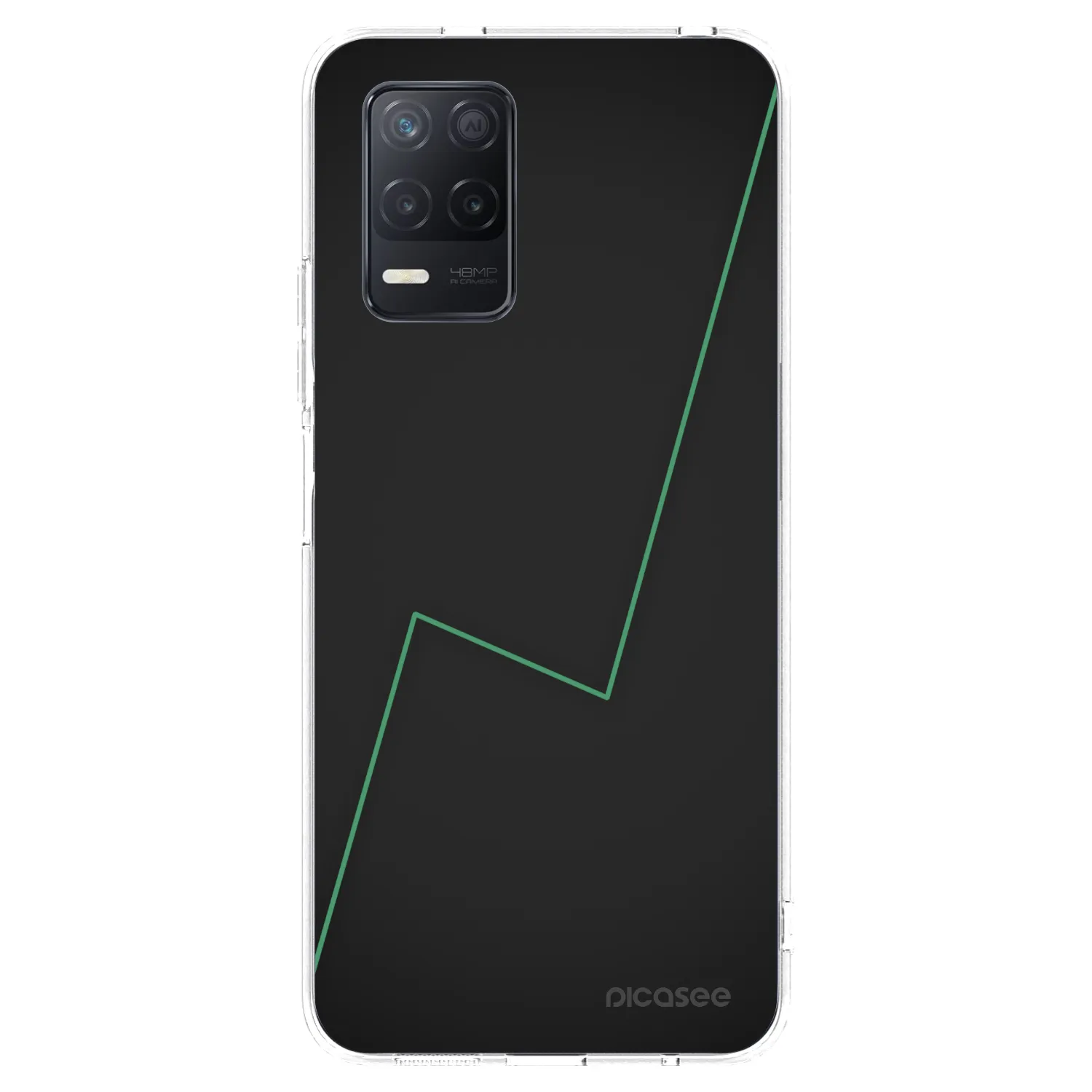 Picasee átlátszó szilikon tok az alábbi mobiltelefonokra Realme 8 5G - Consistency