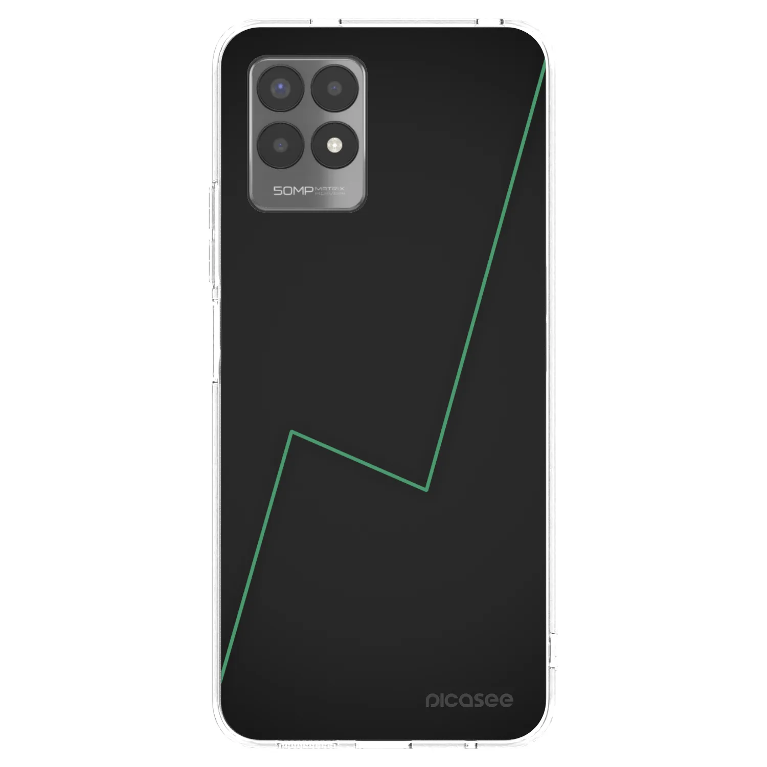 Picasee átlátszó szilikon tok az alábbi mobiltelefonokra Realme 8i - Consistency