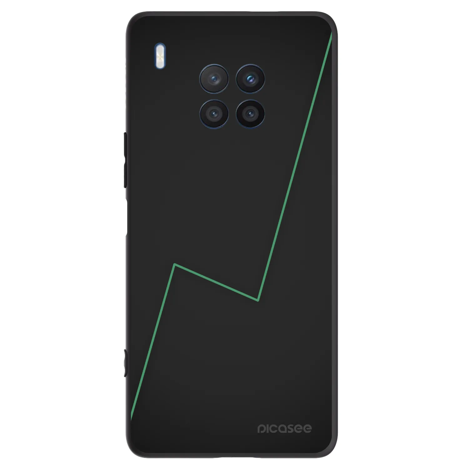 Picasee fekete szilikon tok az alábbi mobiltelefonokra Honor 50 Lite - Consistency