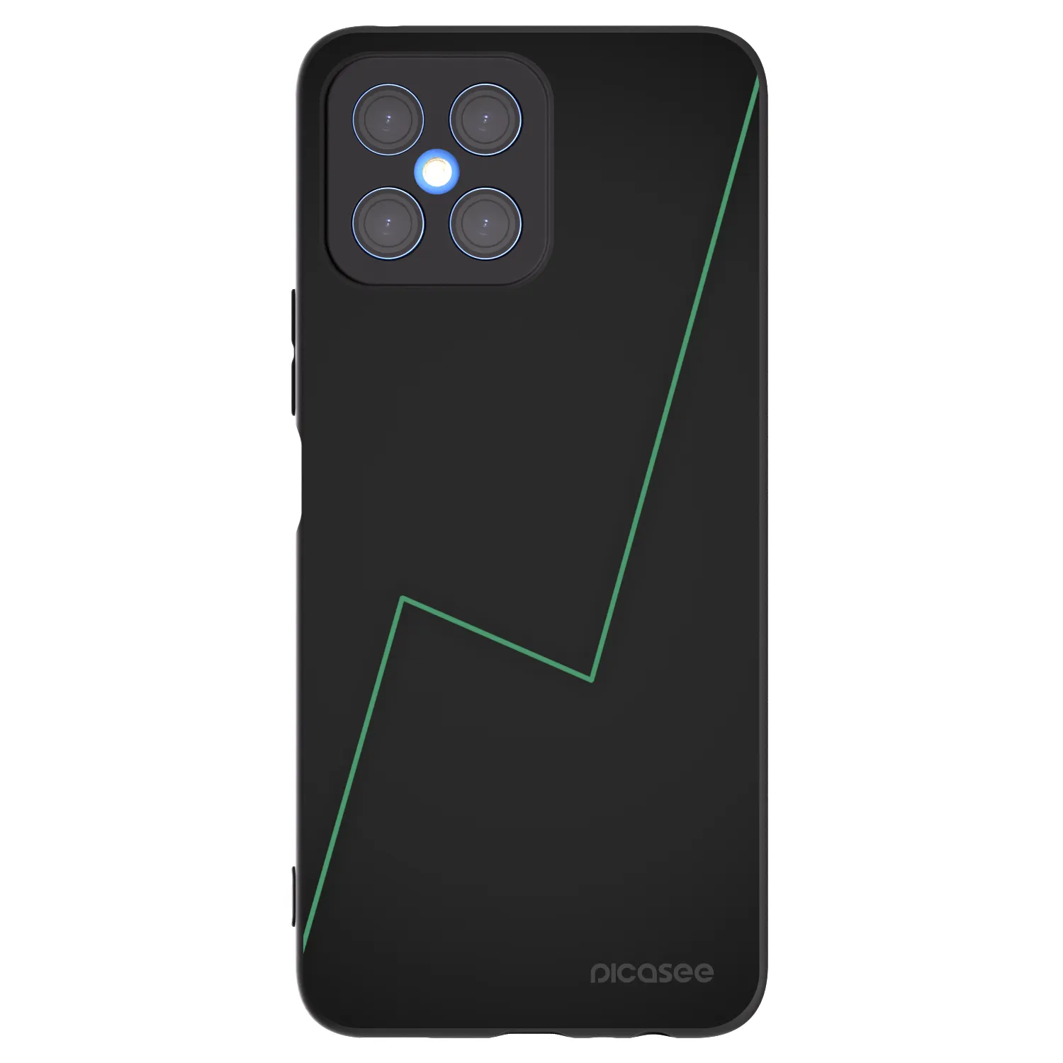 Picasee fekete szilikon tok az alábbi mobiltelefonokra Honor X8 4G - Consistency