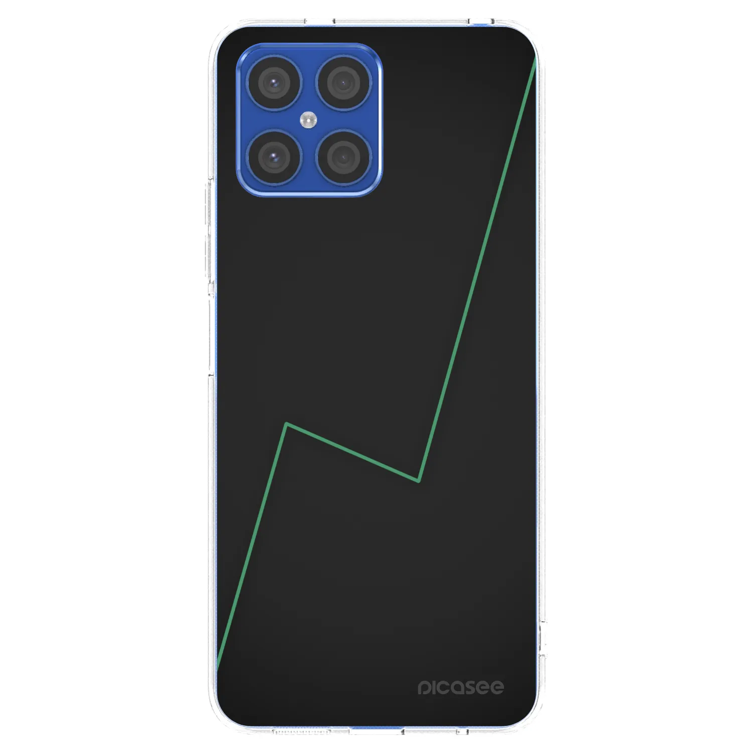 Picasee átlátszó szilikon tok az alábbi mobiltelefonokra Honor X8 4G - Consistency